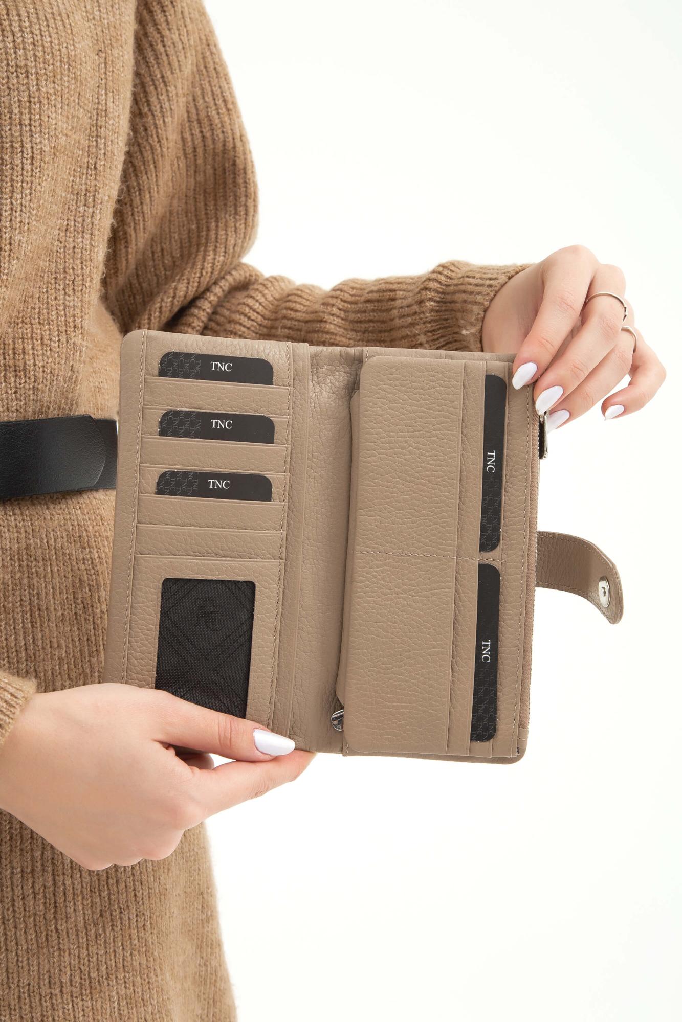 Tamer Tanca Kadın Hakiki Deri Vizon Günlük Cuzdan