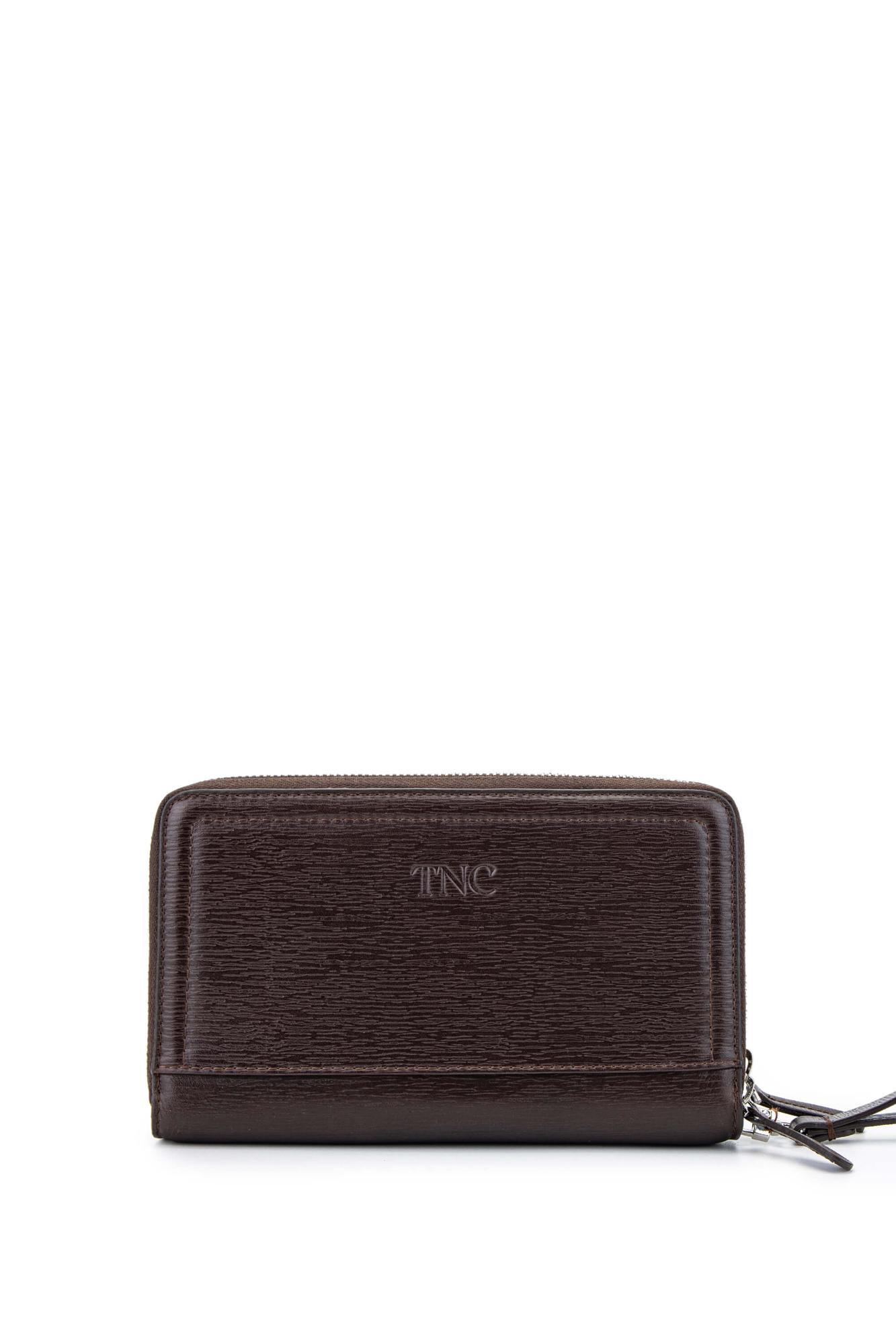 Tamer Tanca Erkek Hakiki Deri Kahverengi El Çantası