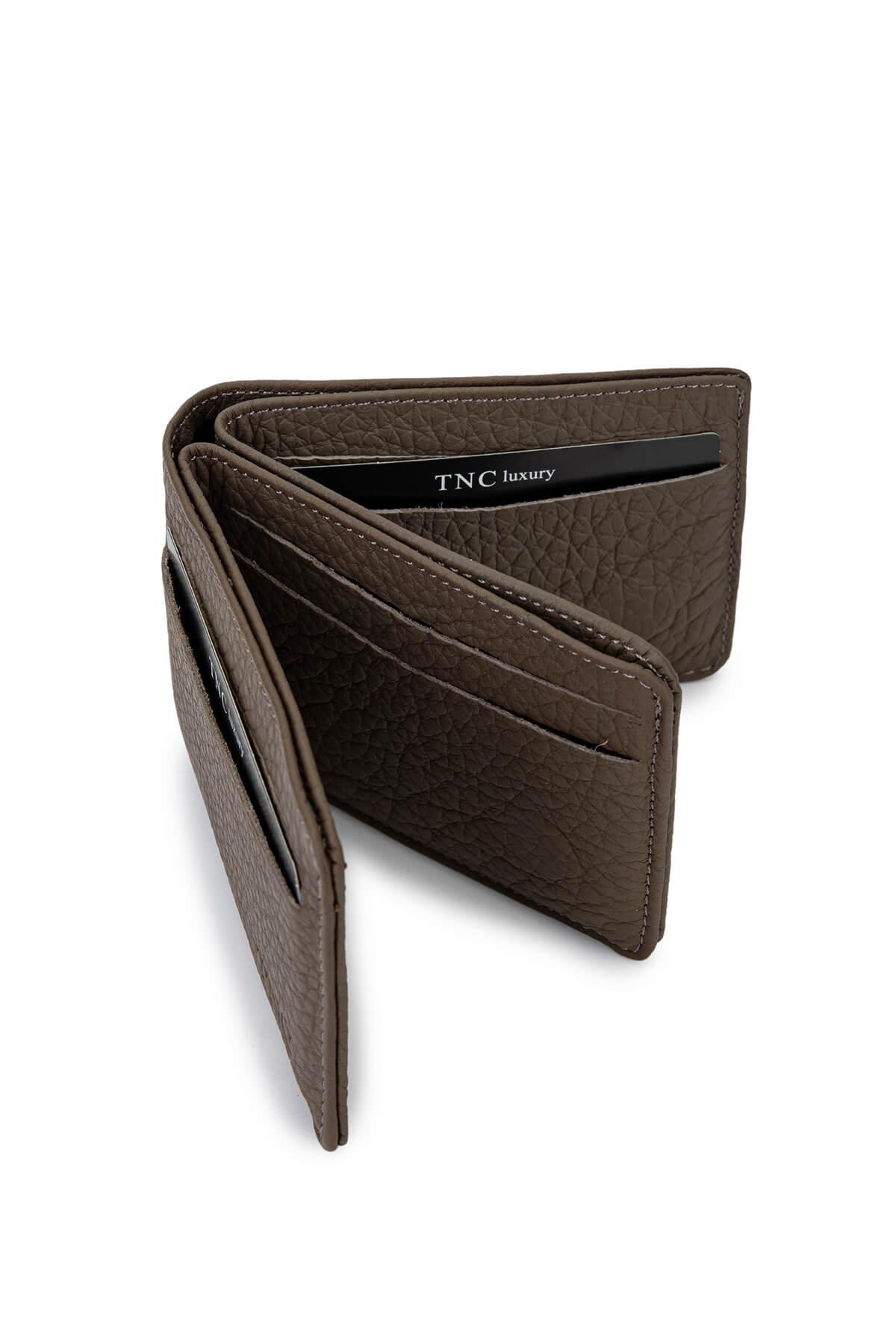 Tamer Tanca Erkek Hakiki Deri Vizon Floter Cüzdan Cuzdan