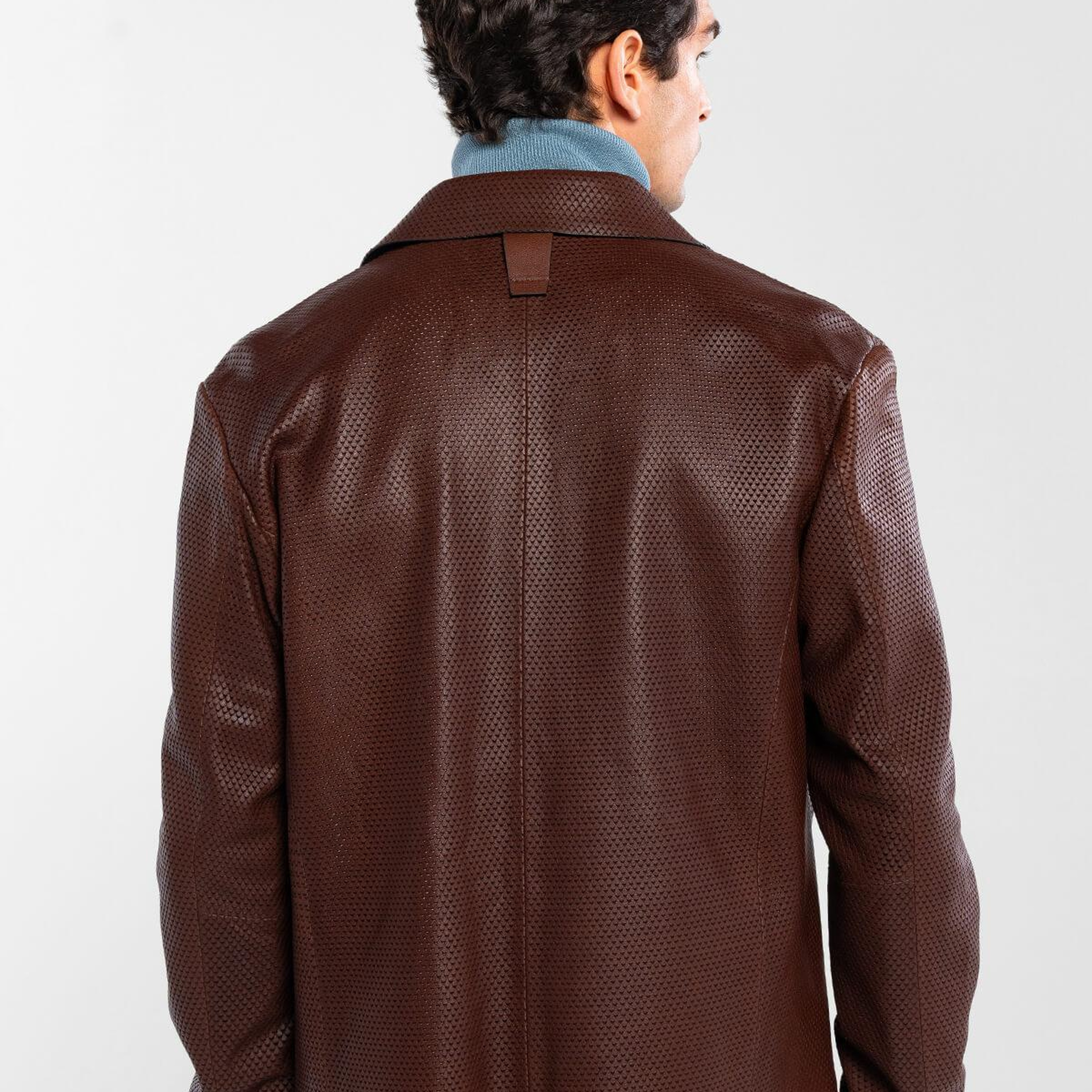 Tamer Tanca Erkek Hakiki Deri Fındık Deri Mont