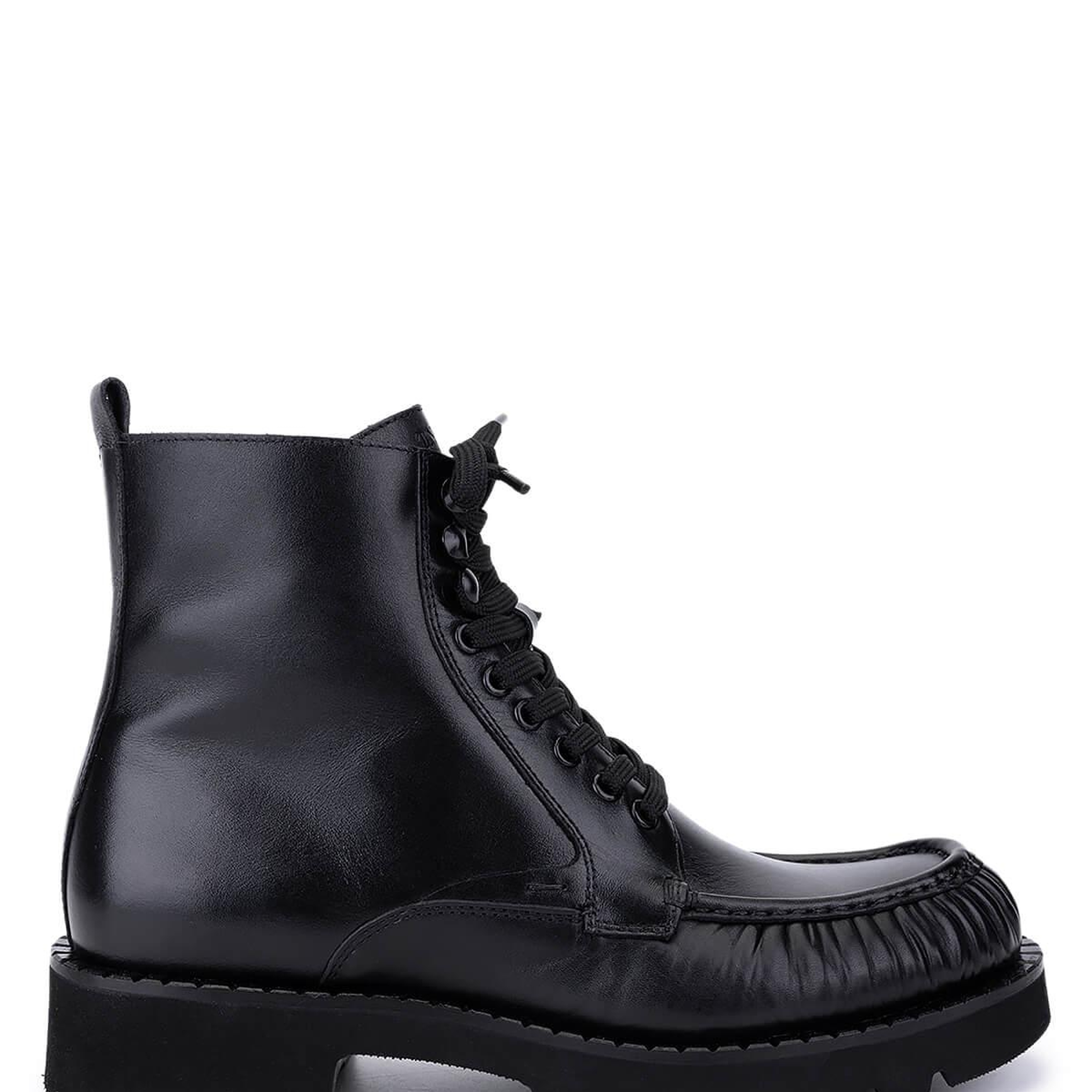 Tamer Tanca Erkek Hakiki Deri Siyah Casual Bot