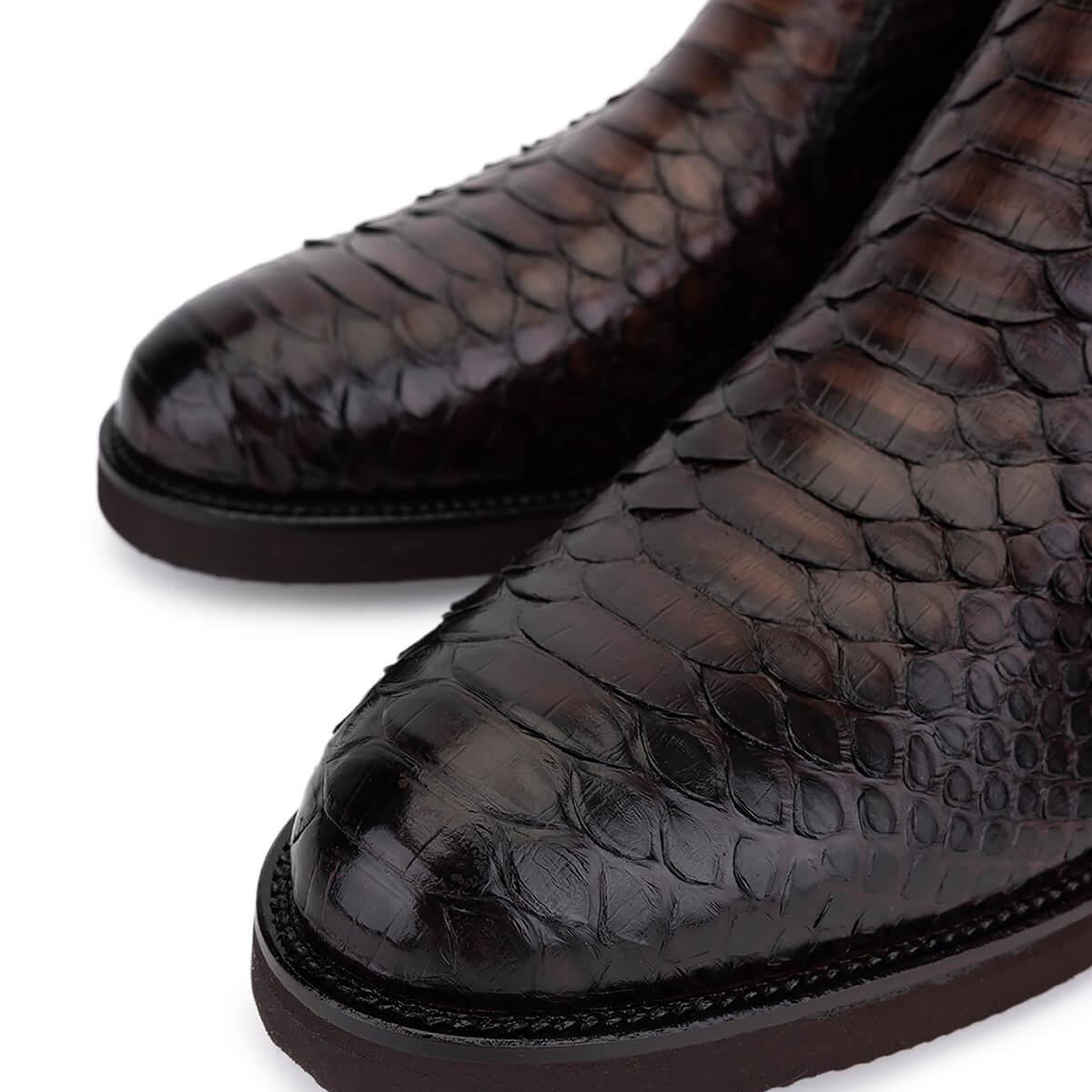 Tamer Tanca Erkek Hakiki Deri Kahverengi Klasik Bot