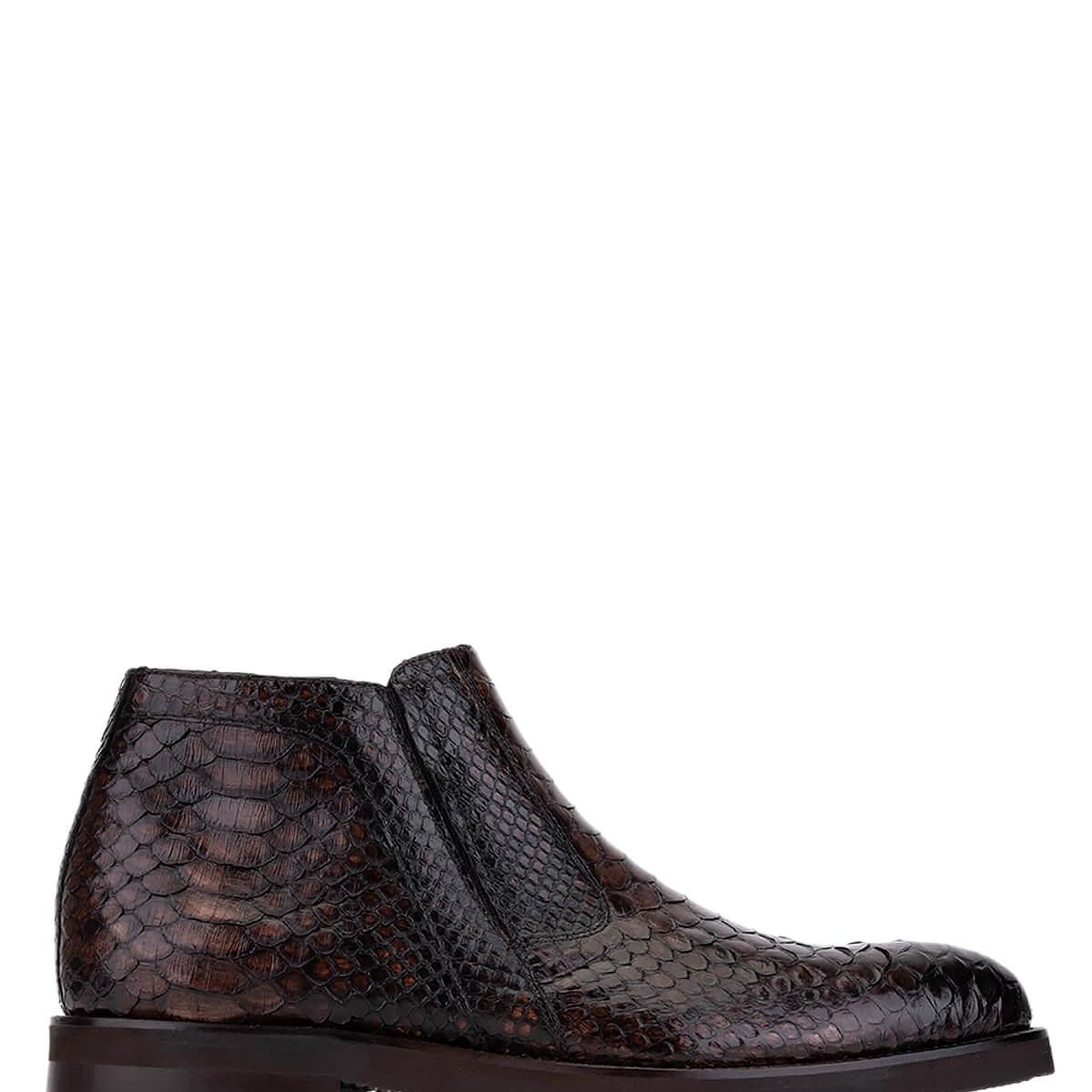 Tamer Tanca Erkek Hakiki Deri Kahverengi Klasik Bot