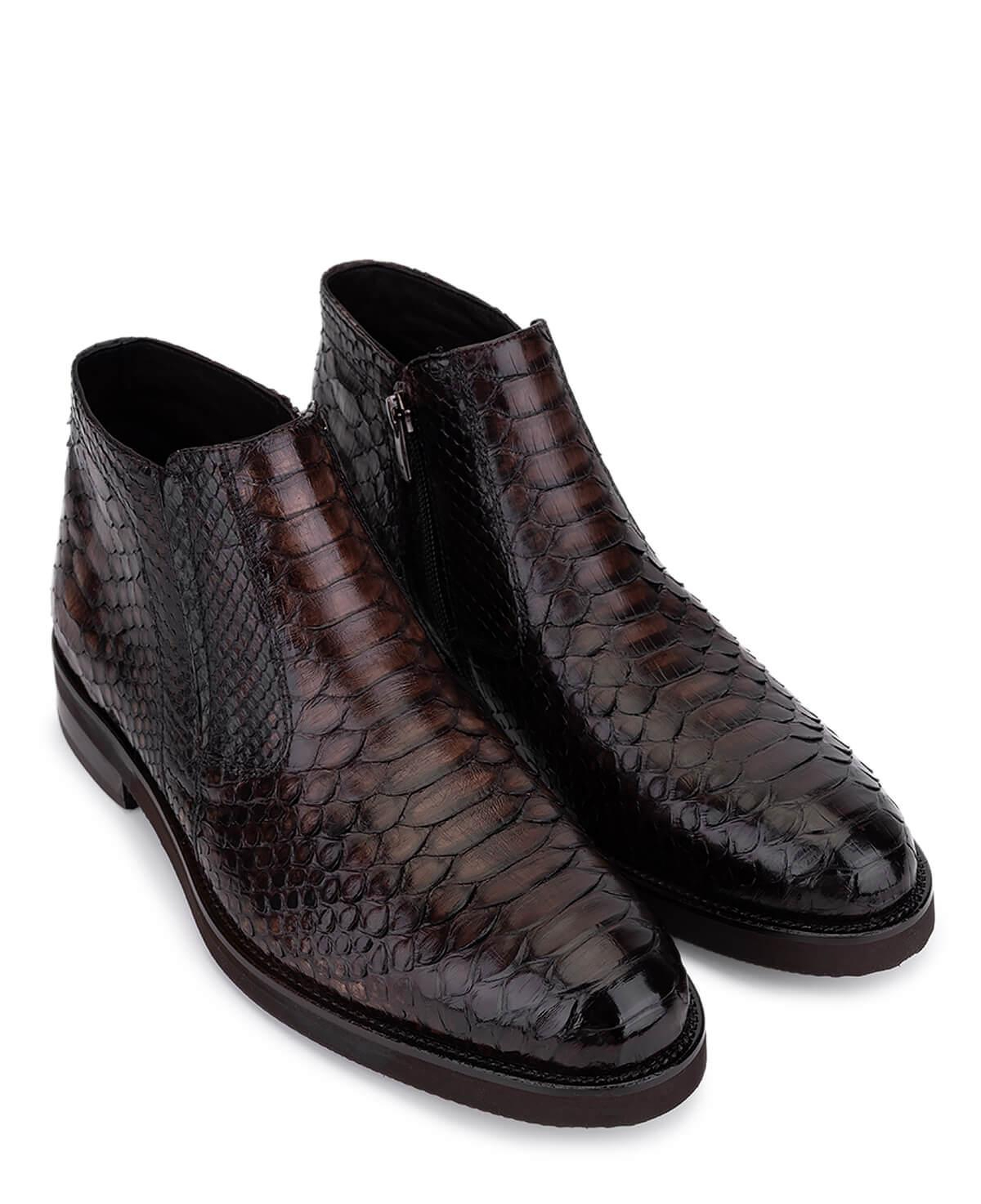 Tamer Tanca Erkek Hakiki Deri Kahverengi Klasik Bot