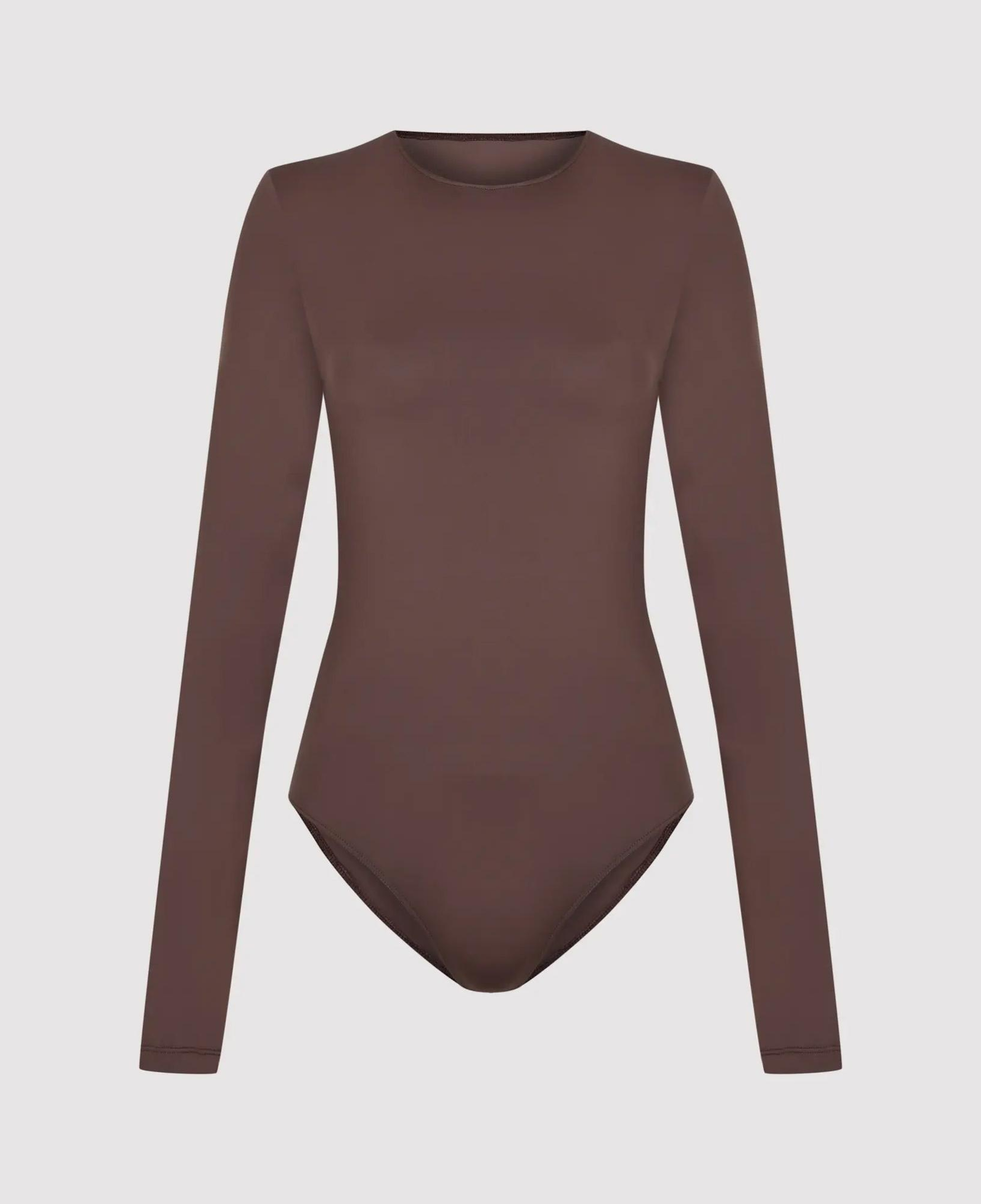 Fabby Kadın Kahverengi Bodysuit