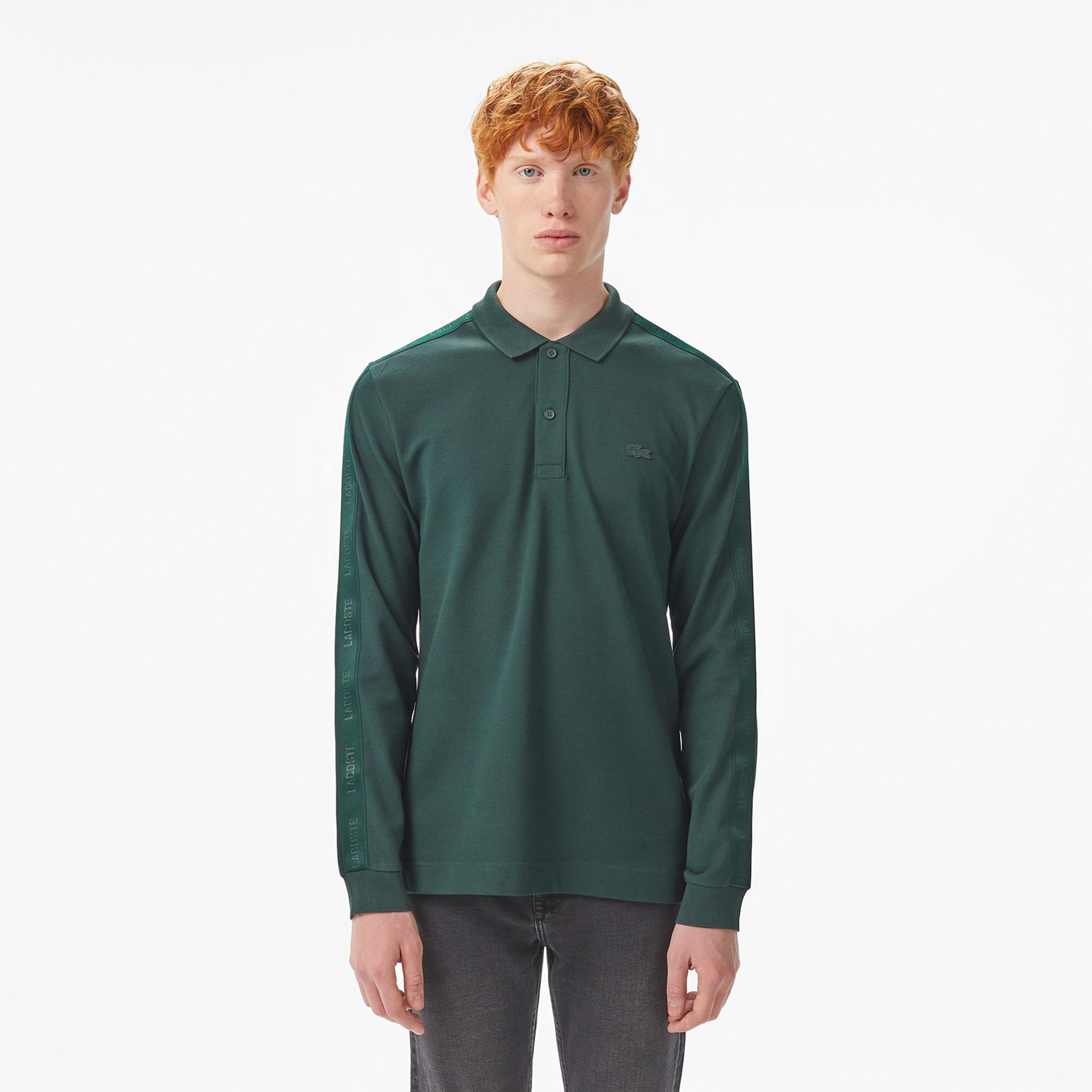 Lacoste Erkek Regular Fit Uzun Kollu Koyu Yeşil Polo