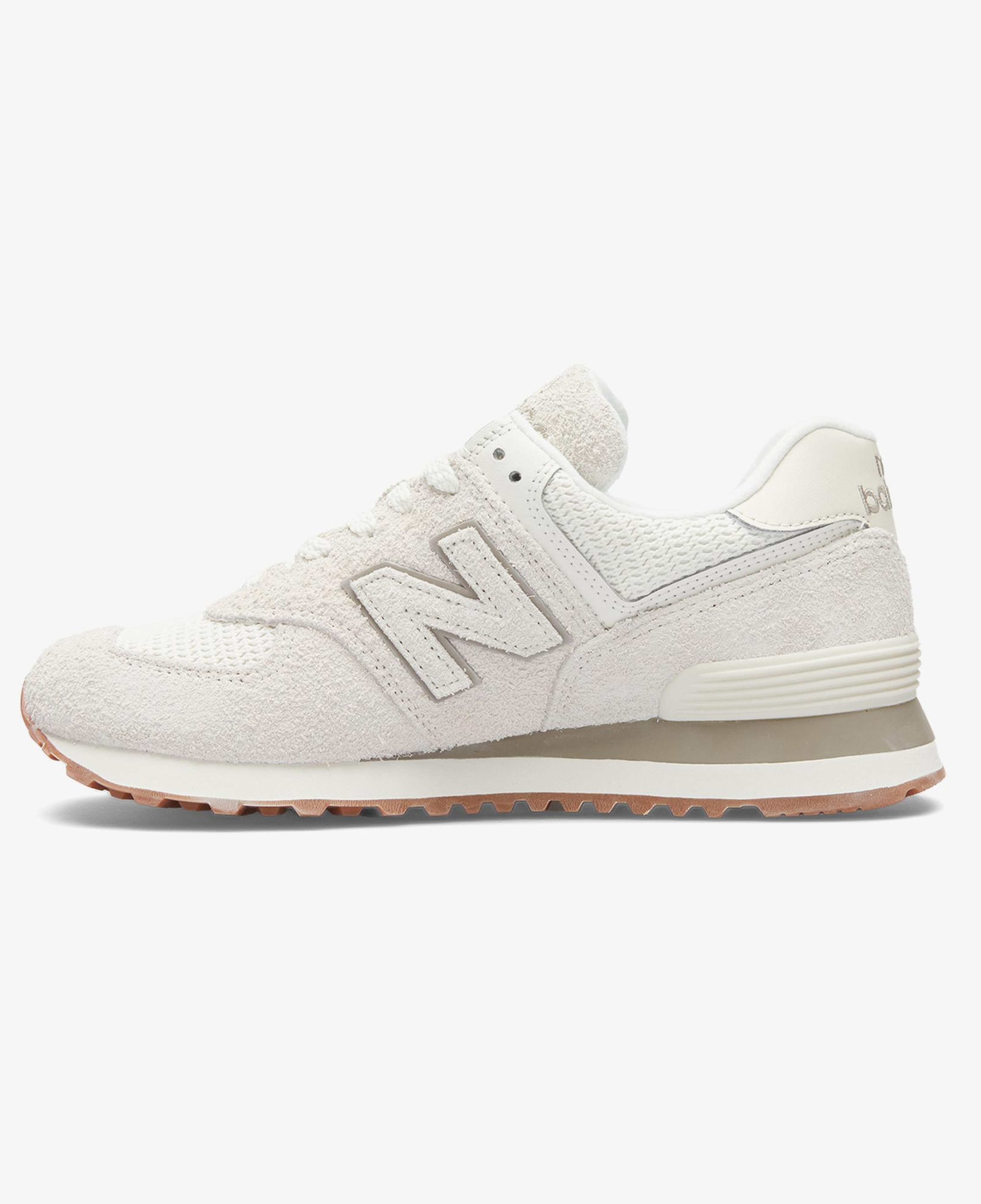 New Balance 574 Lifestyle Kadın Krem Rengi Spor Ayakkabı