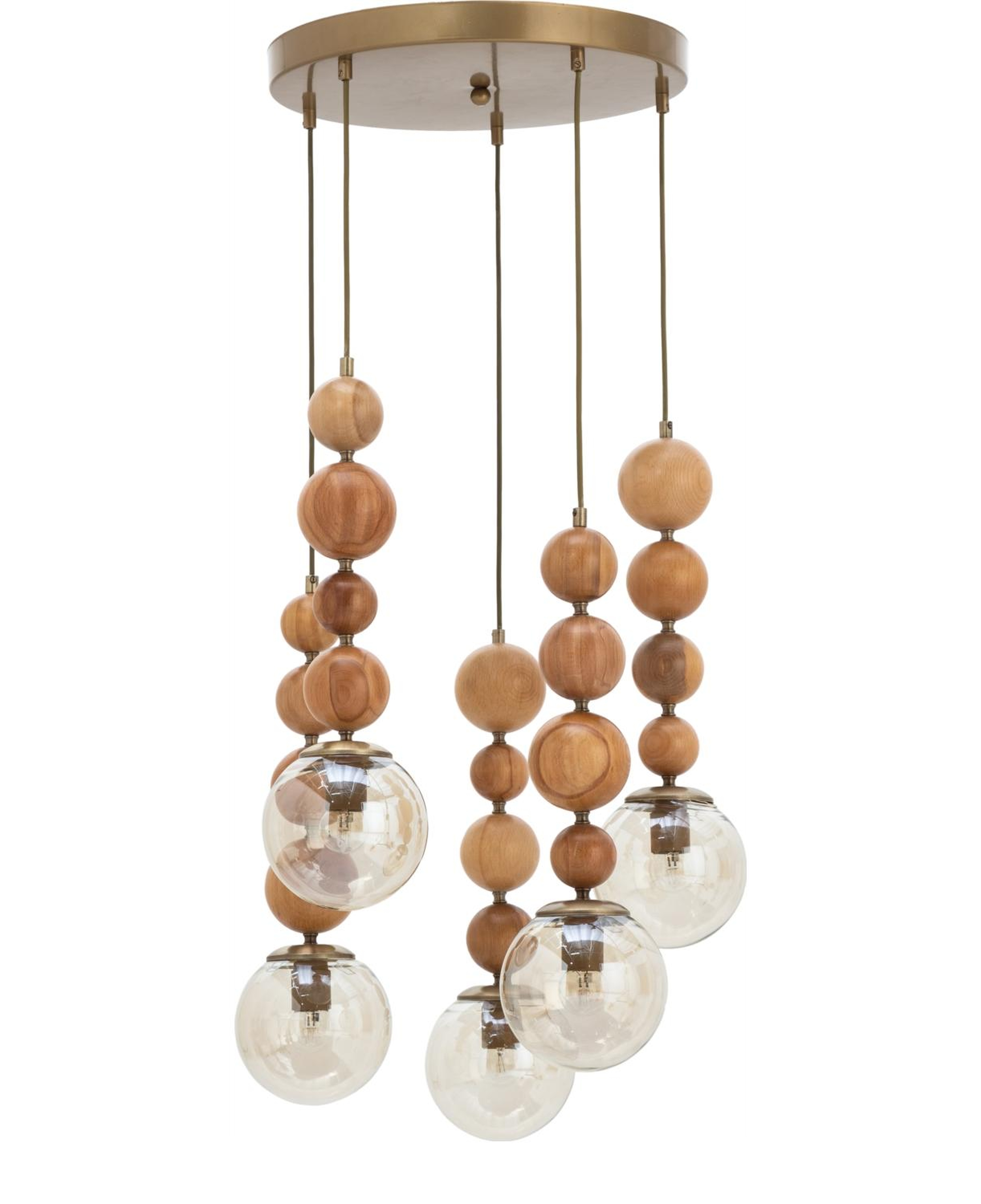 WOOD BEAD 5Lİ SARKIT