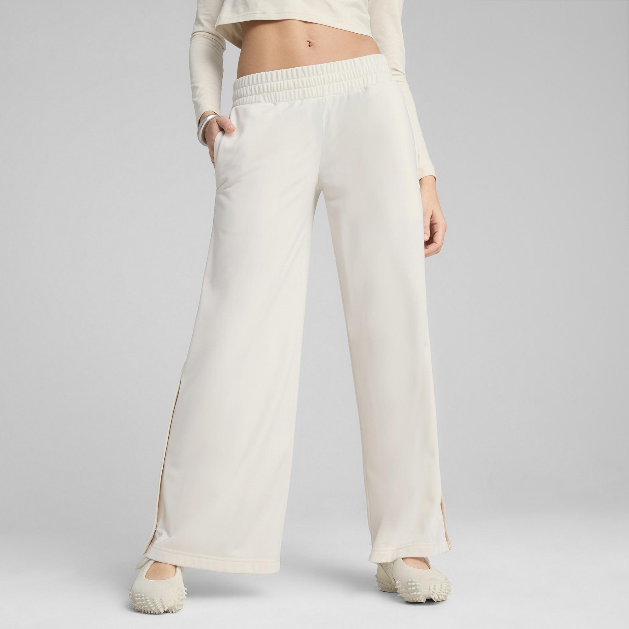 Puma Wardrobe Ess Low Rise Kadın Krem Eşofman Altı