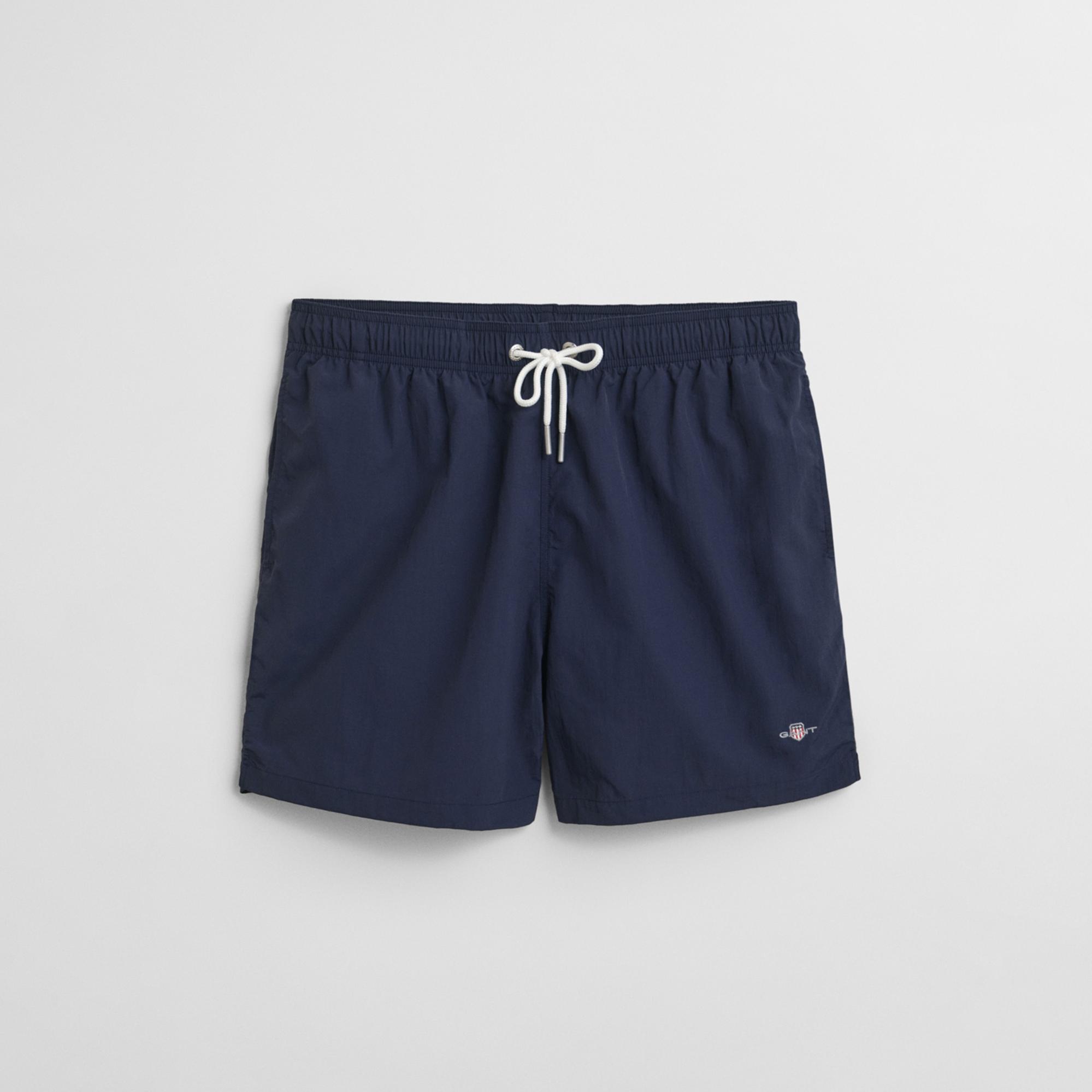 GANT Erkek Lacivert Regular Fit Mayo Şort