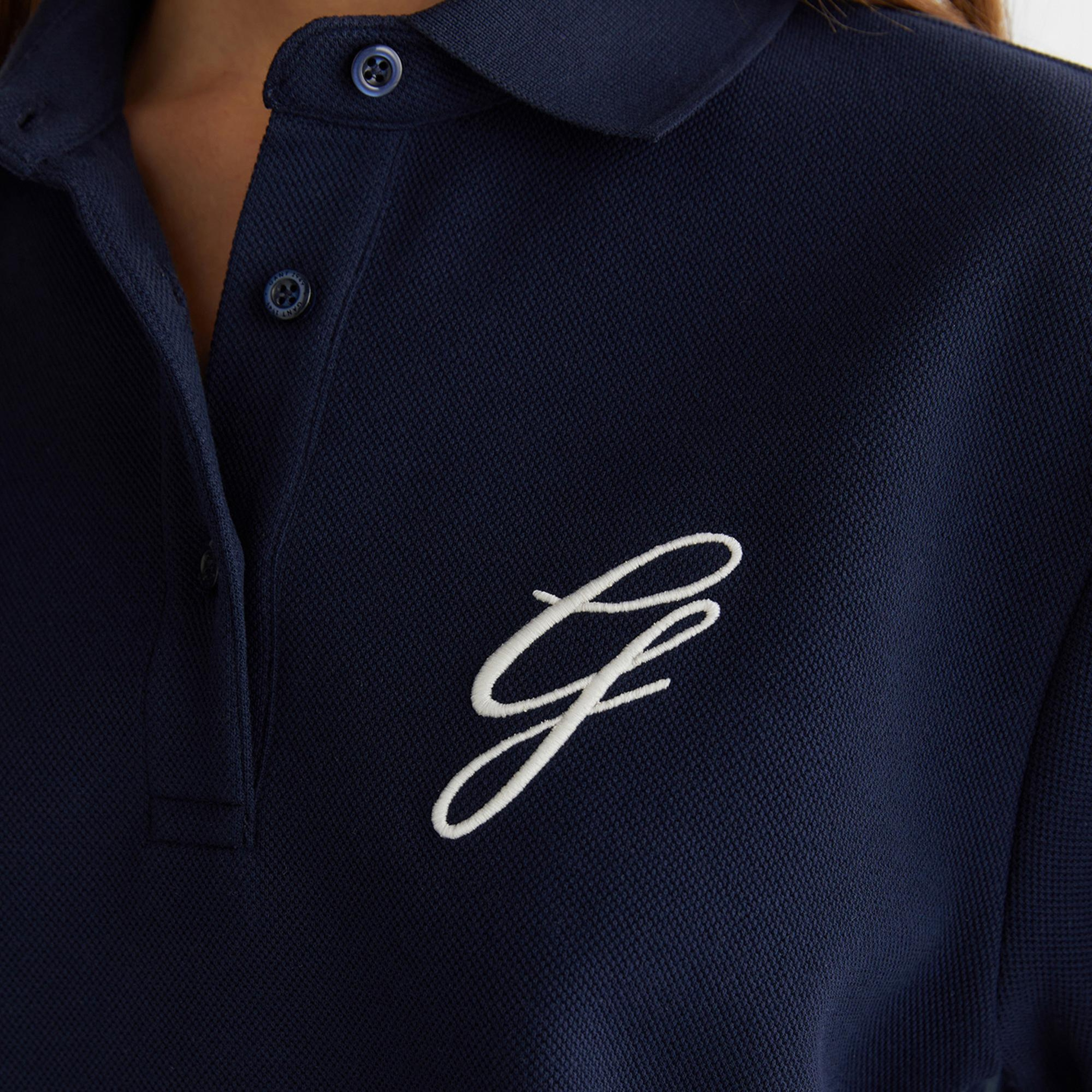 GANT Kadın Lacivert Logolu Polo