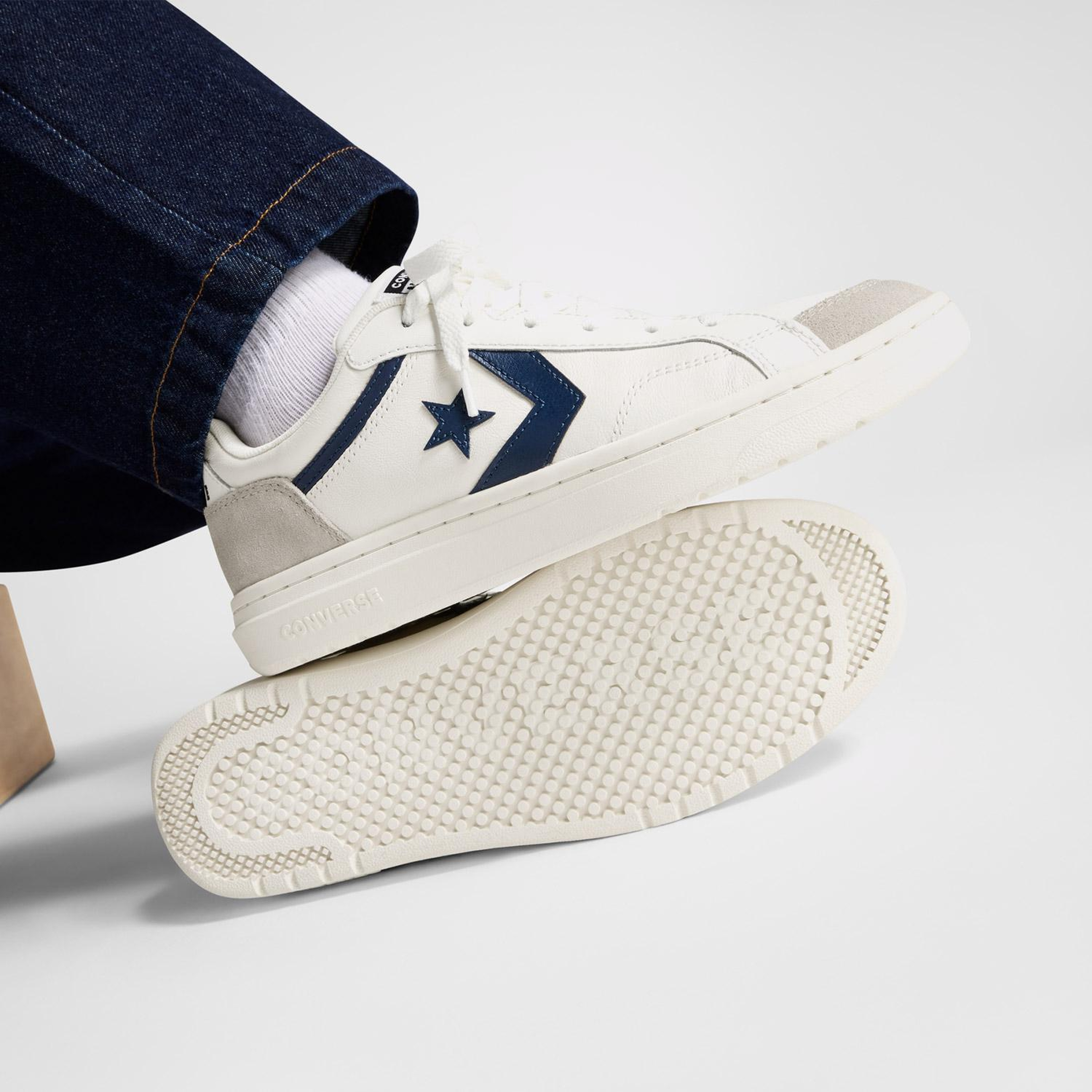 Converse Pro Blaze Unisex Krem Deri Sneaker