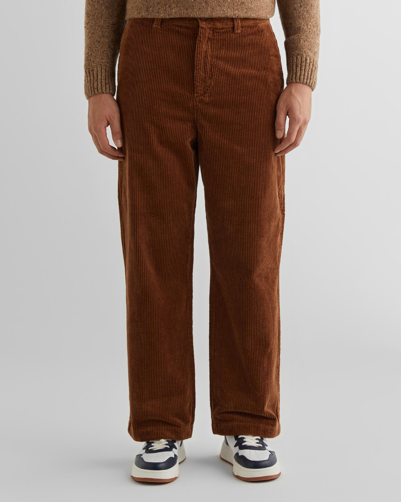 GANT Erkek Kahverengi Relaxed Fit Pantolon