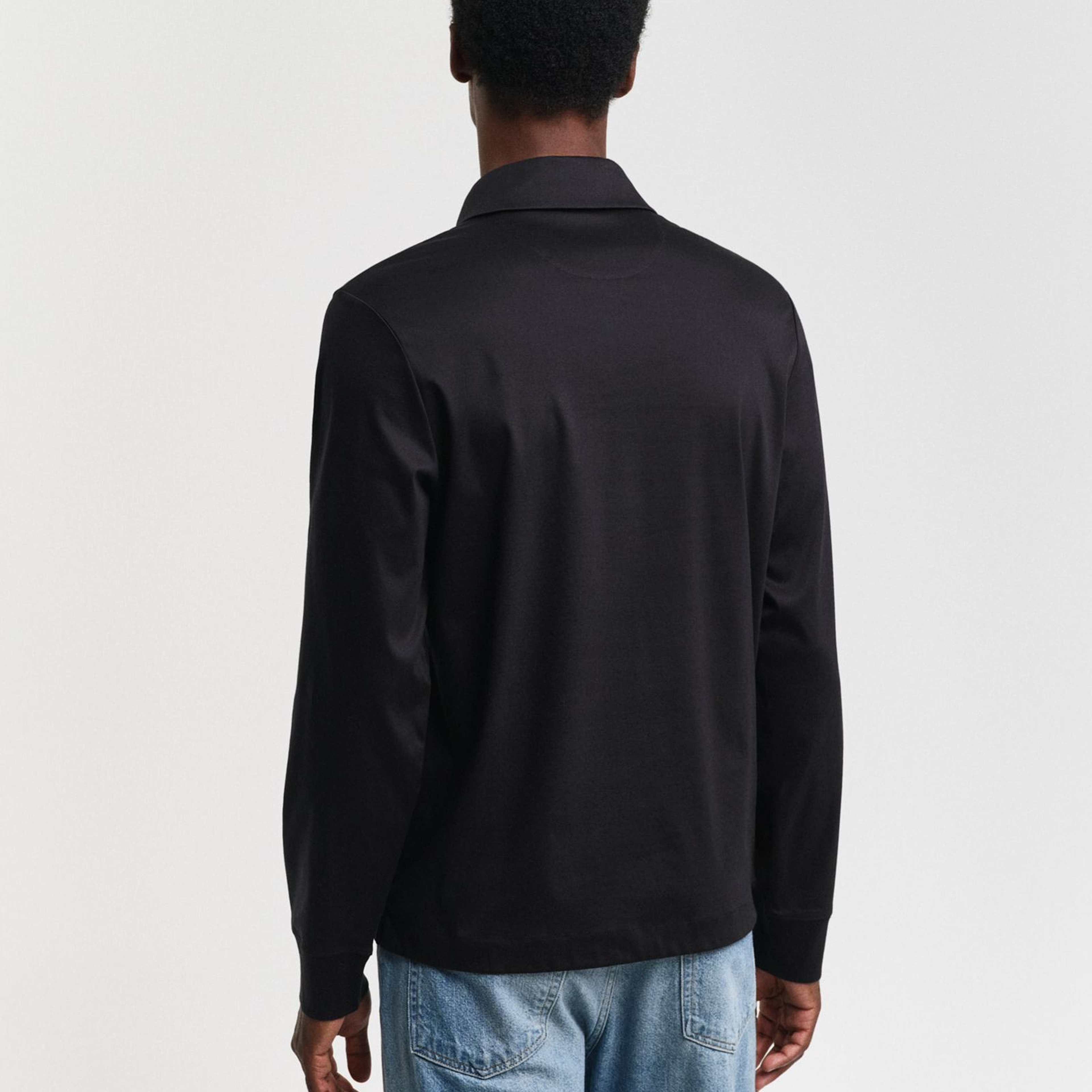 GANT Erkek Siyah Regular Fit Polo