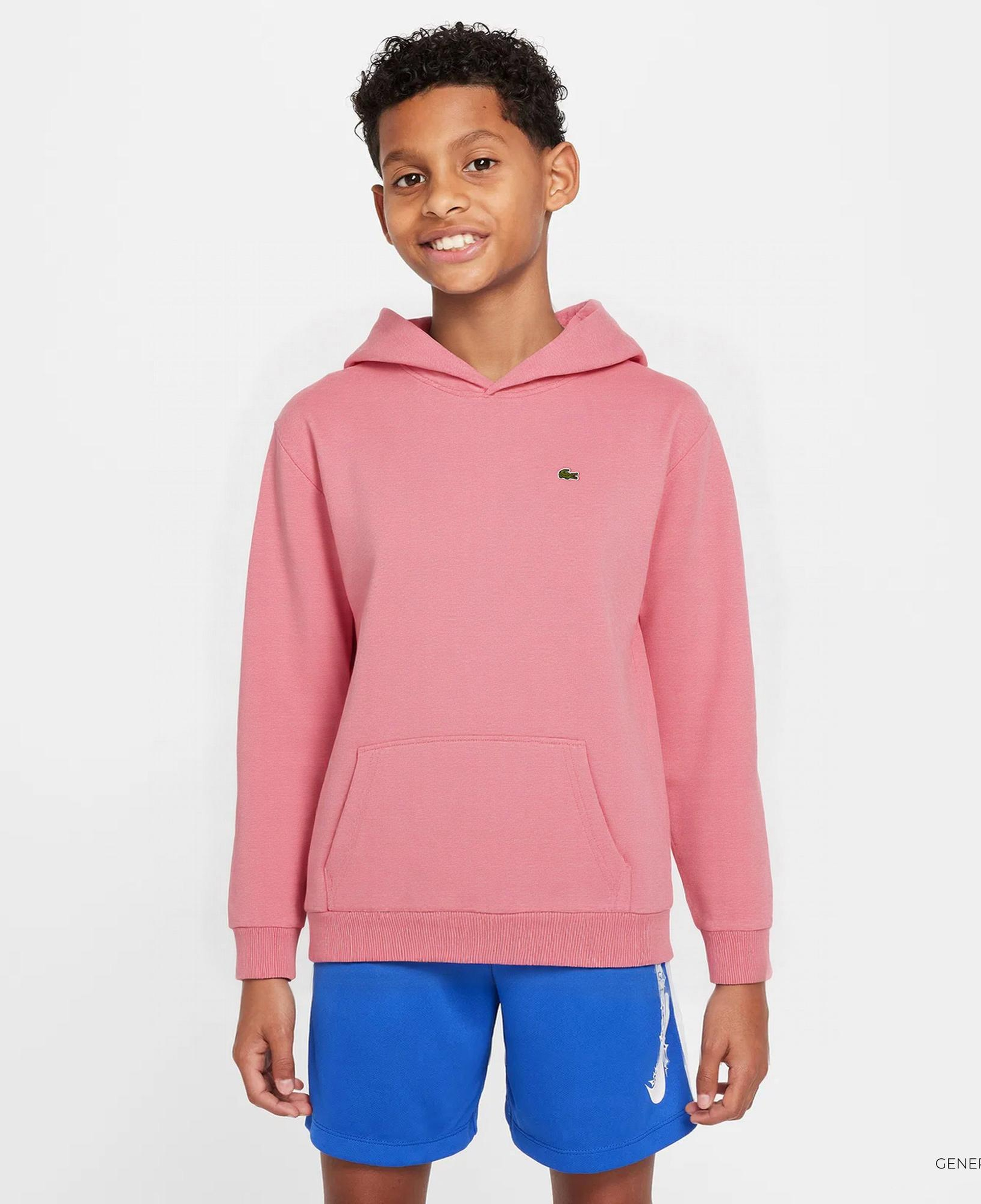 Çocuk Kapüşonlu Pembe Sweatshirt