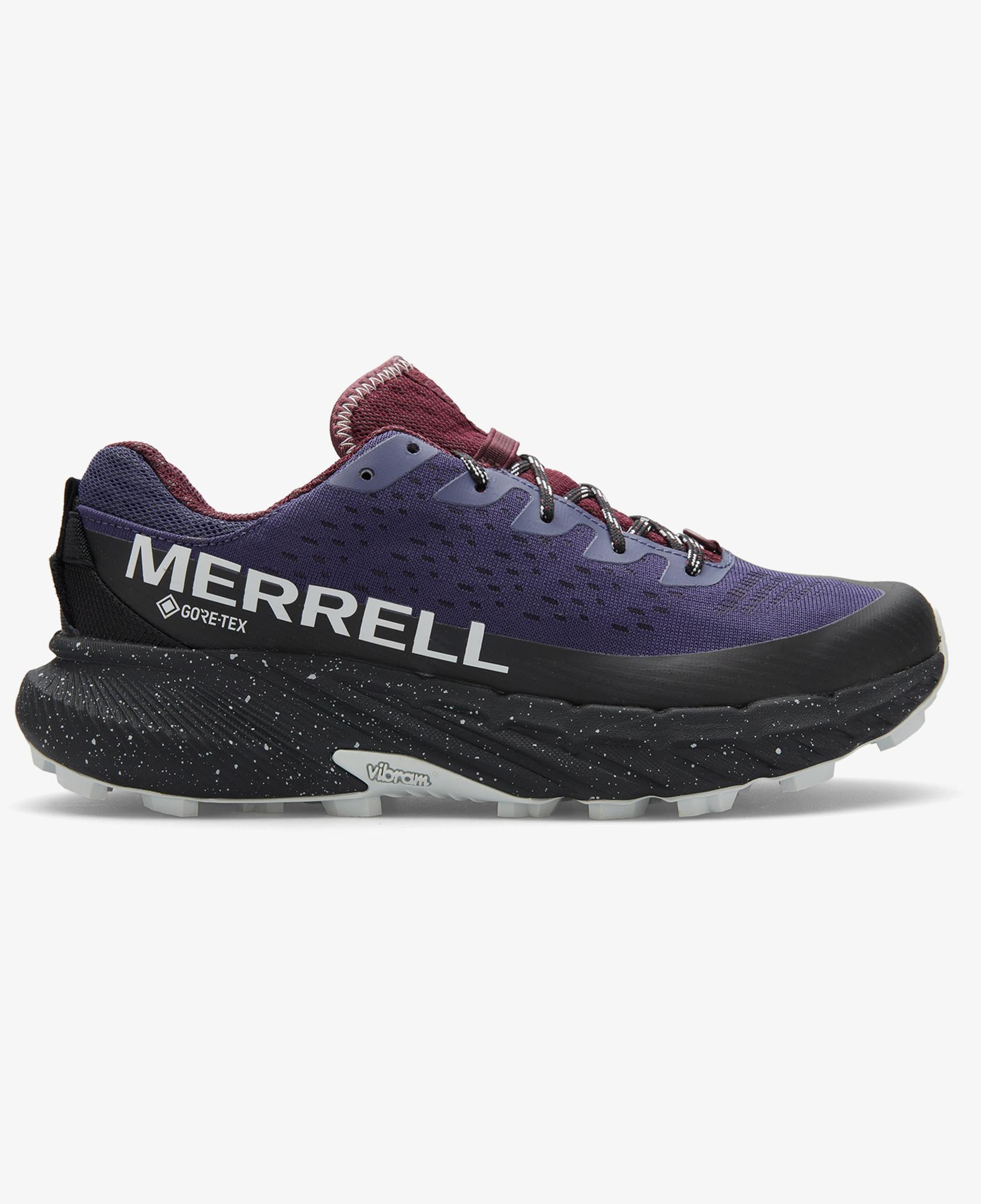 Merrell Agility Peak 5 Gore Tex Erkek Mor Koşu Ayakkabısı