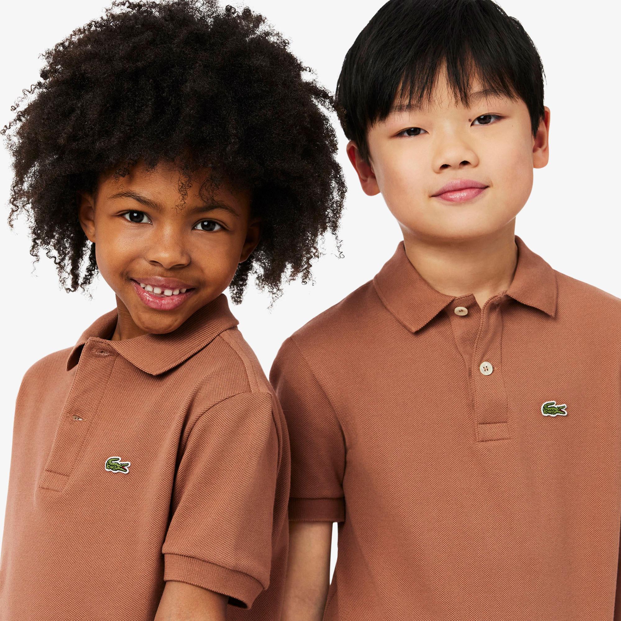 Lacoste Çocuk Regular Fit Kahverengi Polo