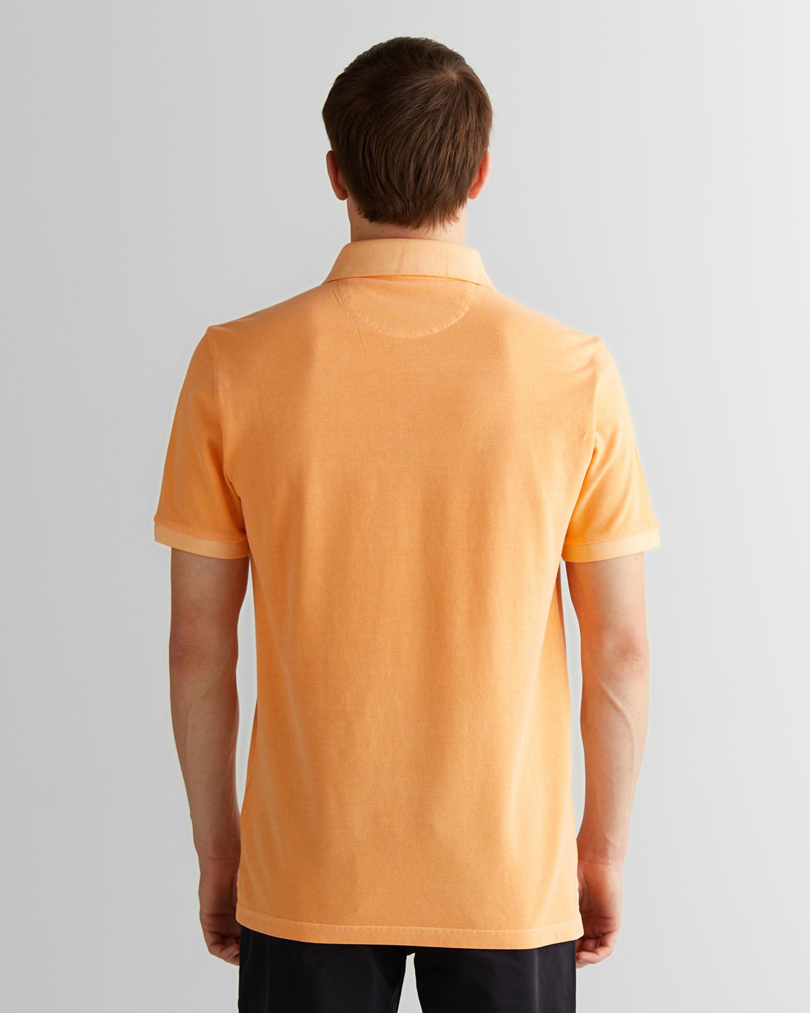GANT Erkek Turuncu Regular Fit Polo