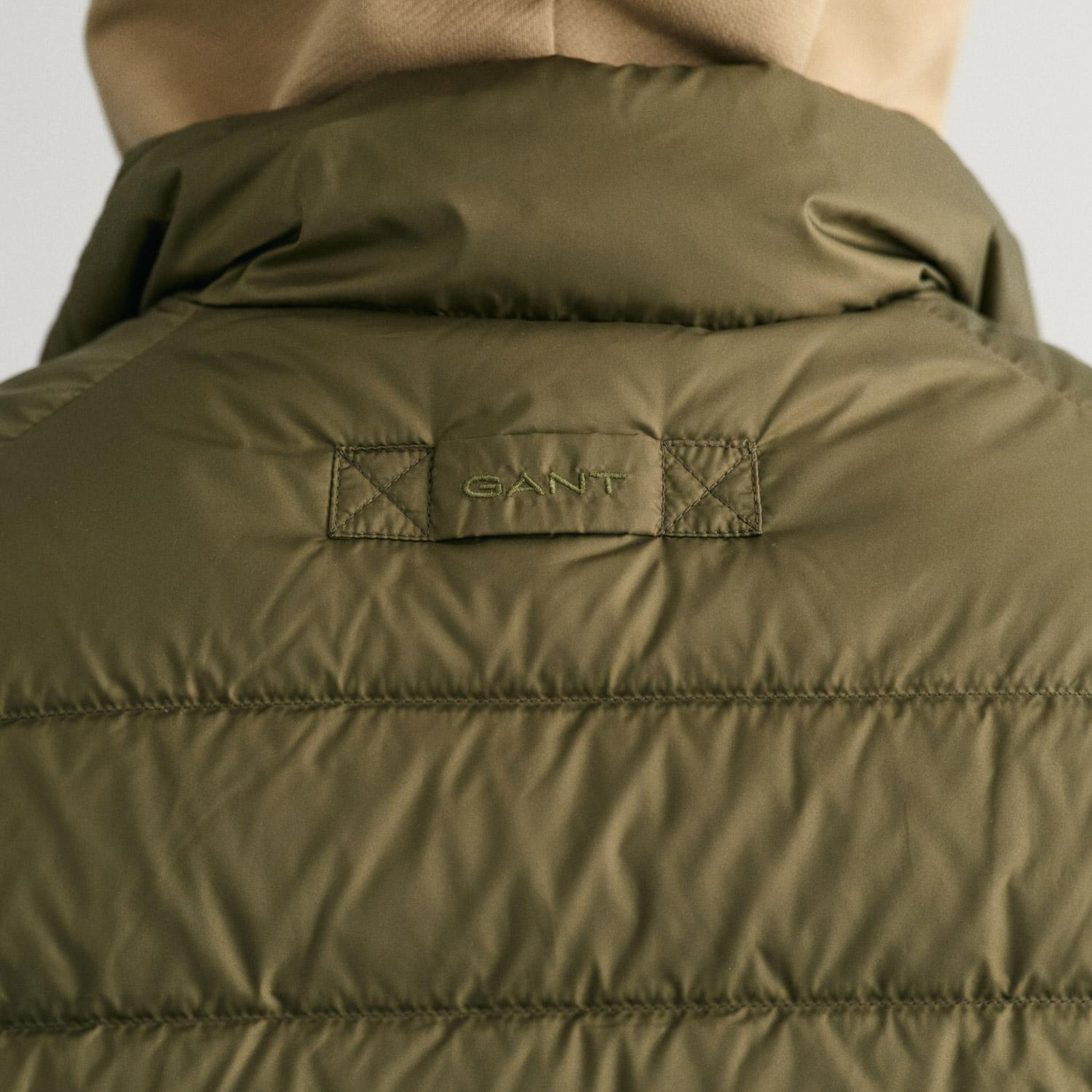 GANT Erkek Yeşil Regular Fit Dik Yaka Kapitone Yelek