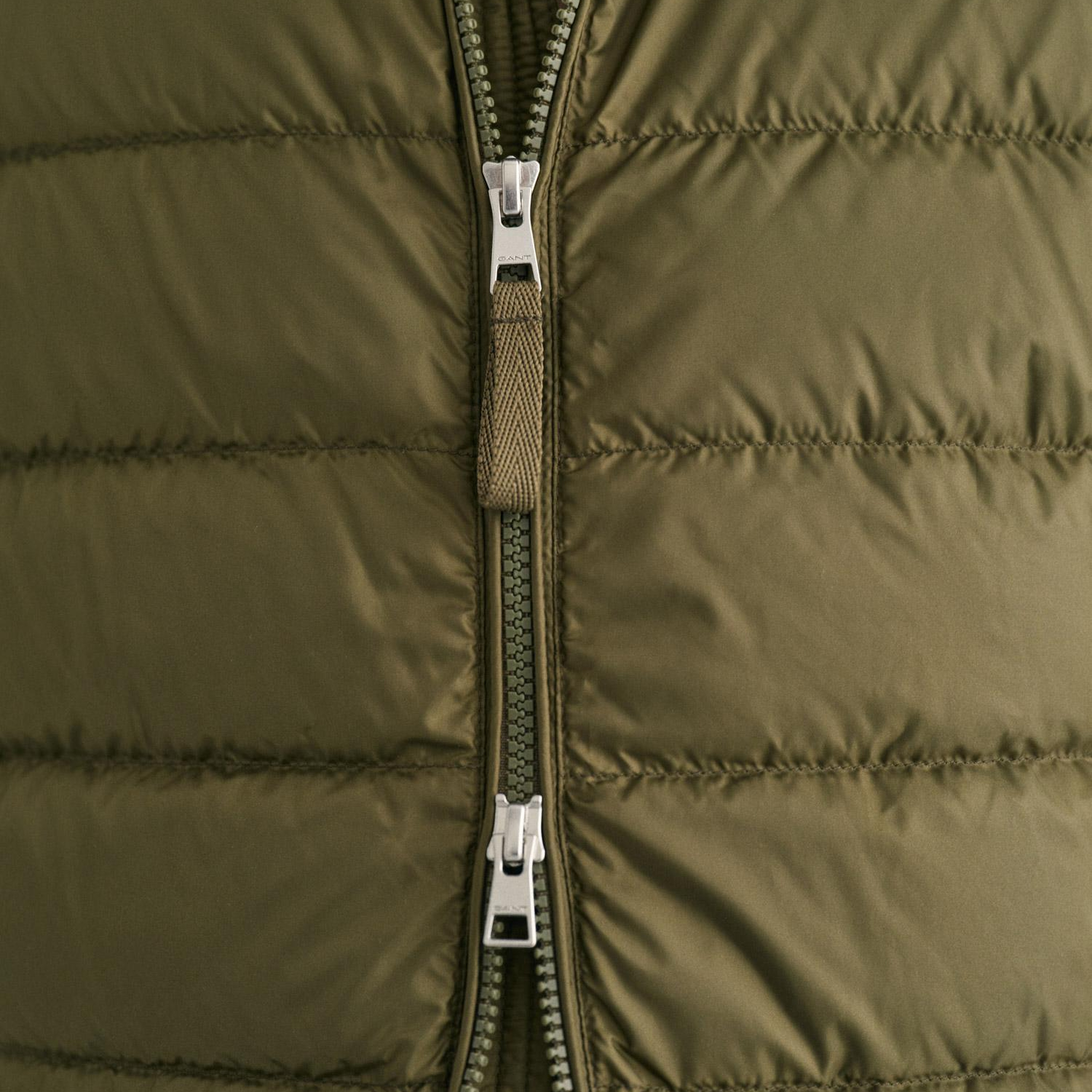 GANT Erkek Yeşil Regular Fit Dik Yaka Kapitone Yelek