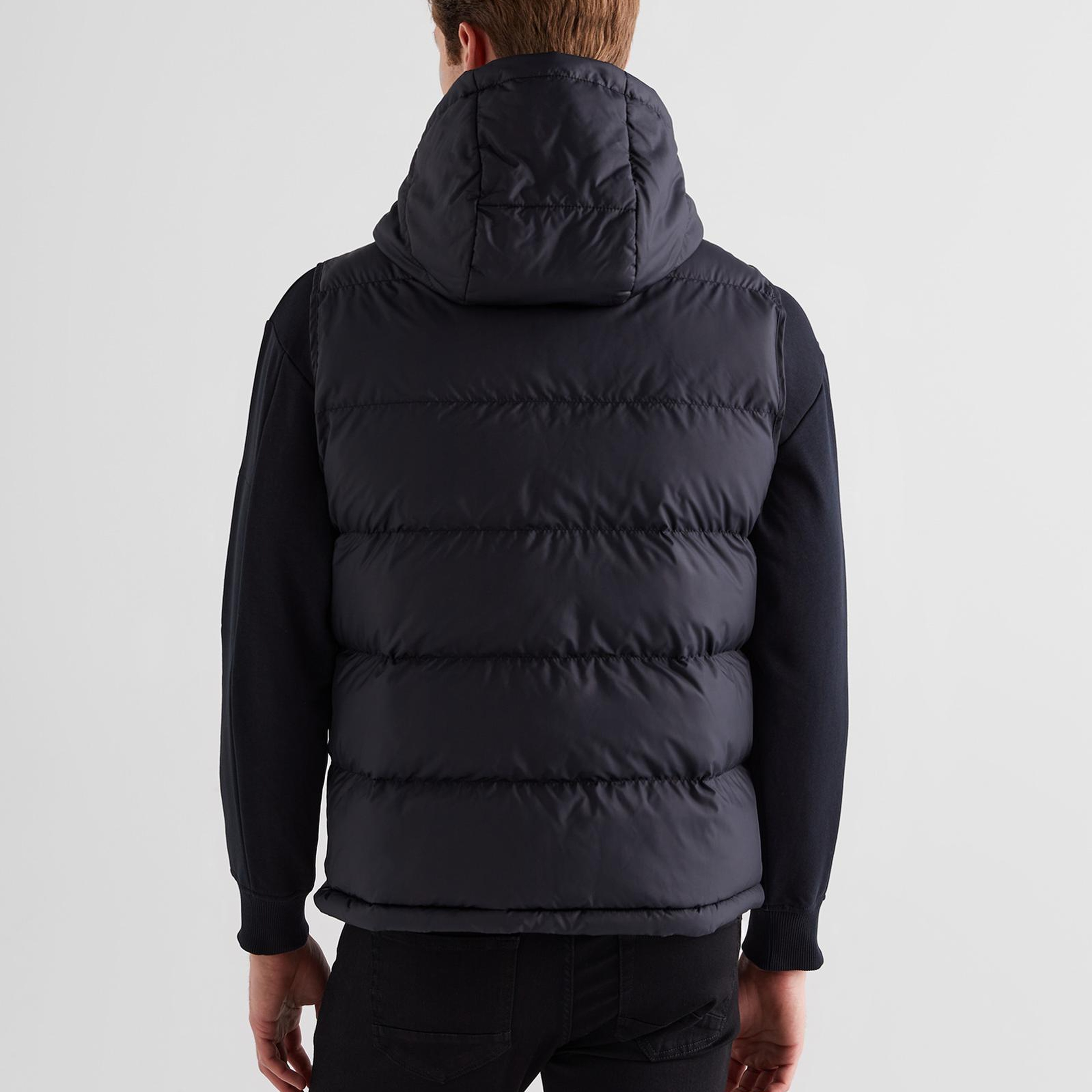 GANT Erkek Siyah Regular Fit Kapüşonlu Yelek