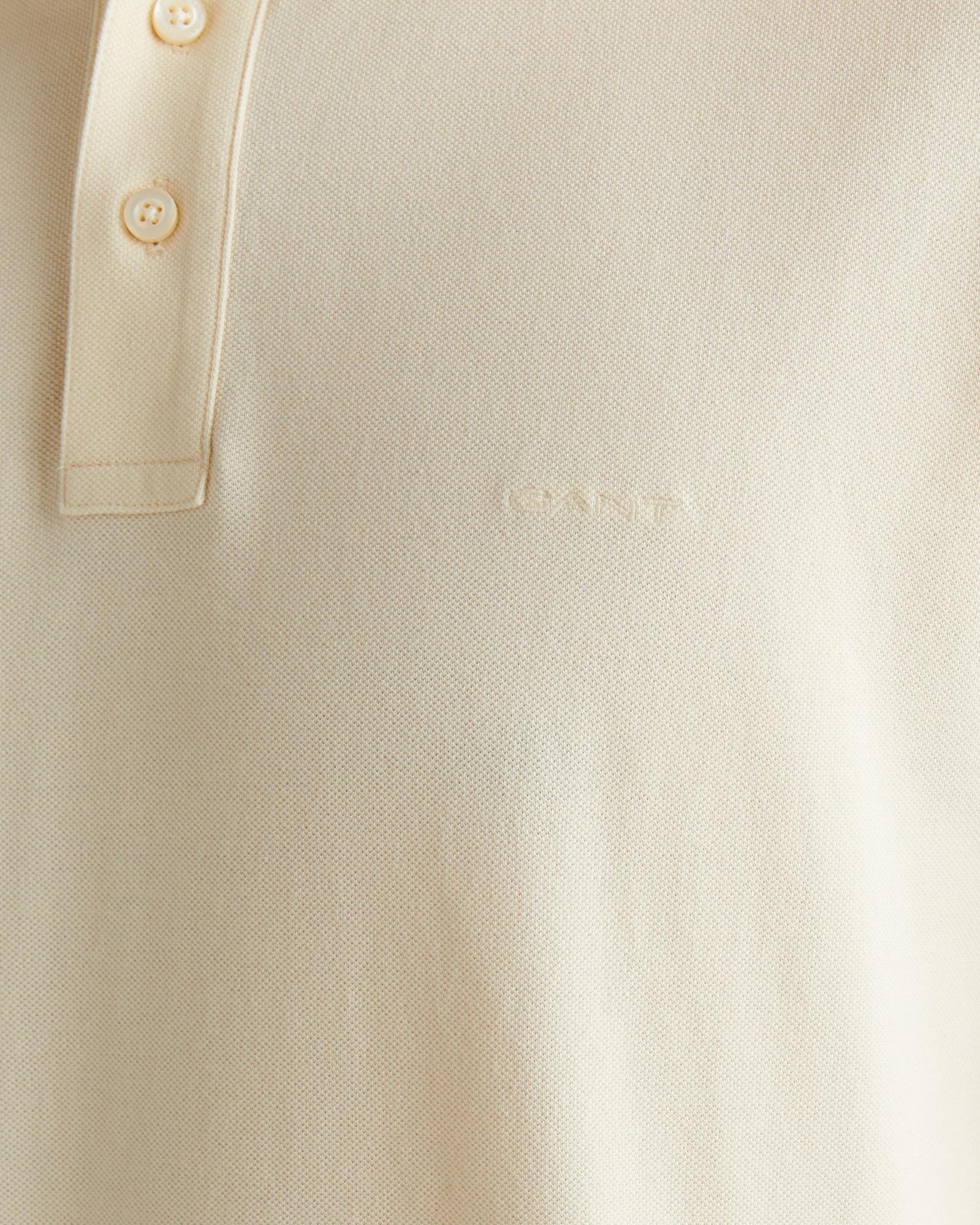 GANT Erkek Krem Regular Fit Polo