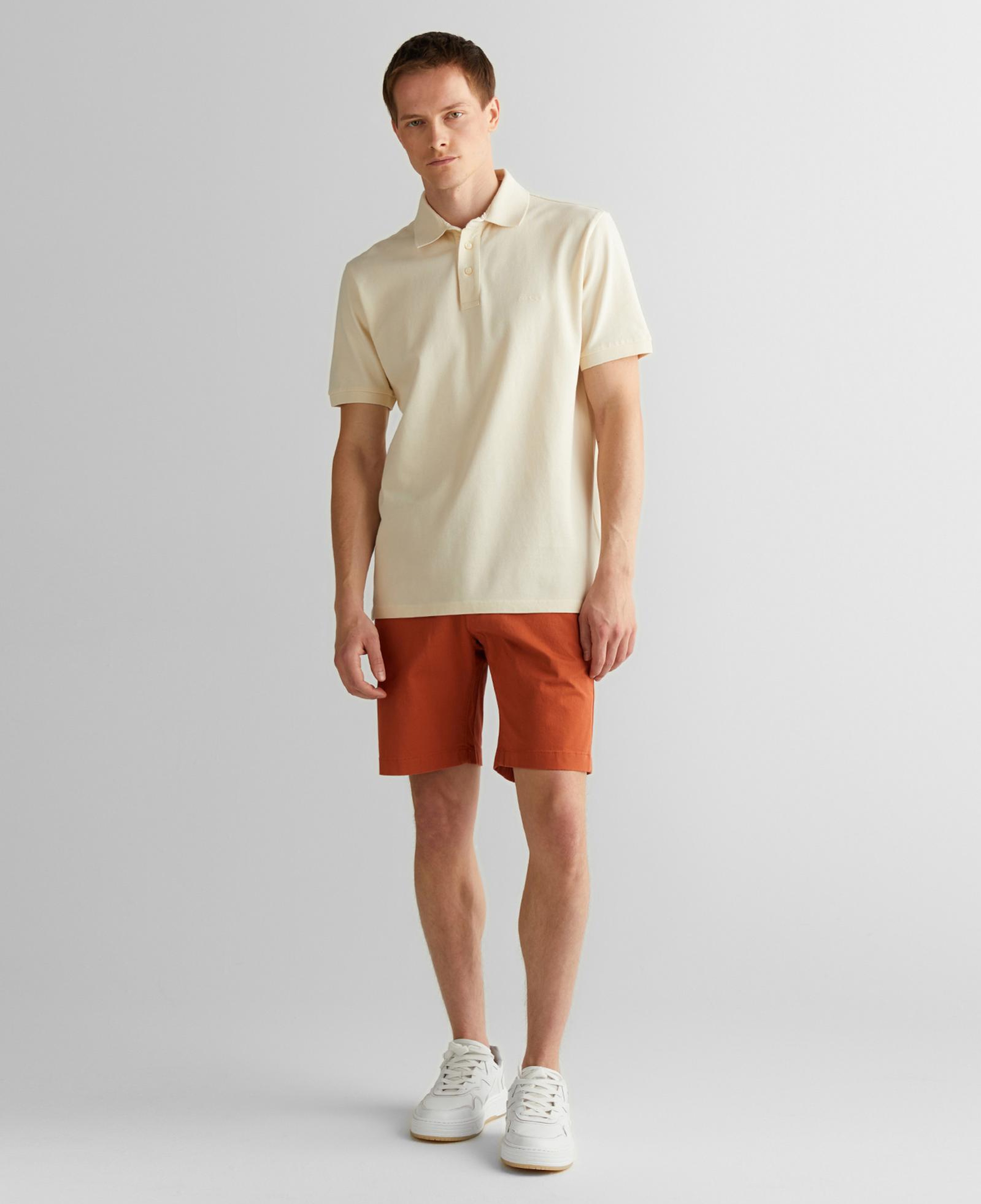 GANT Erkek Krem Regular Fit Polo