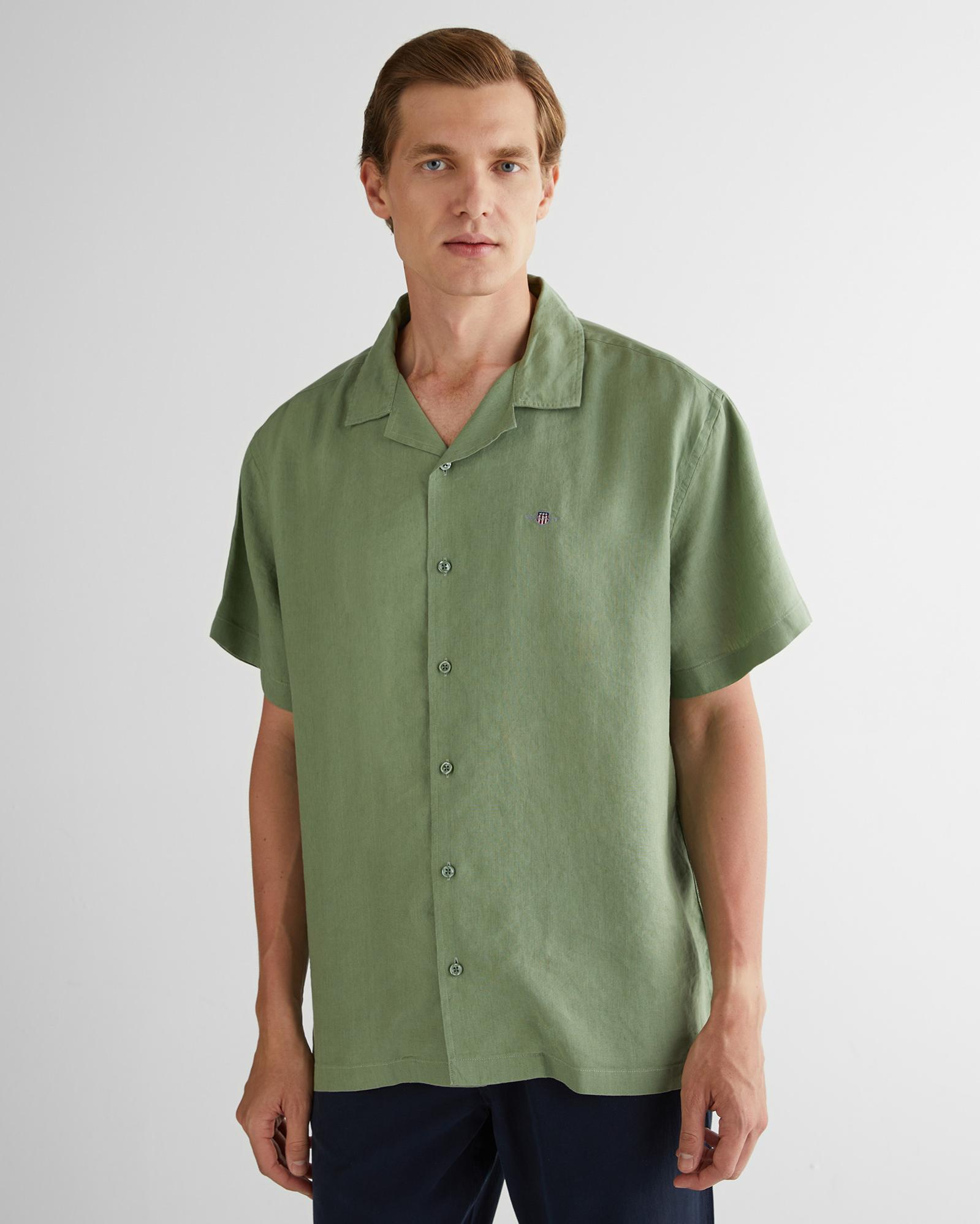 GANT Erkek Yeşil Gömlek