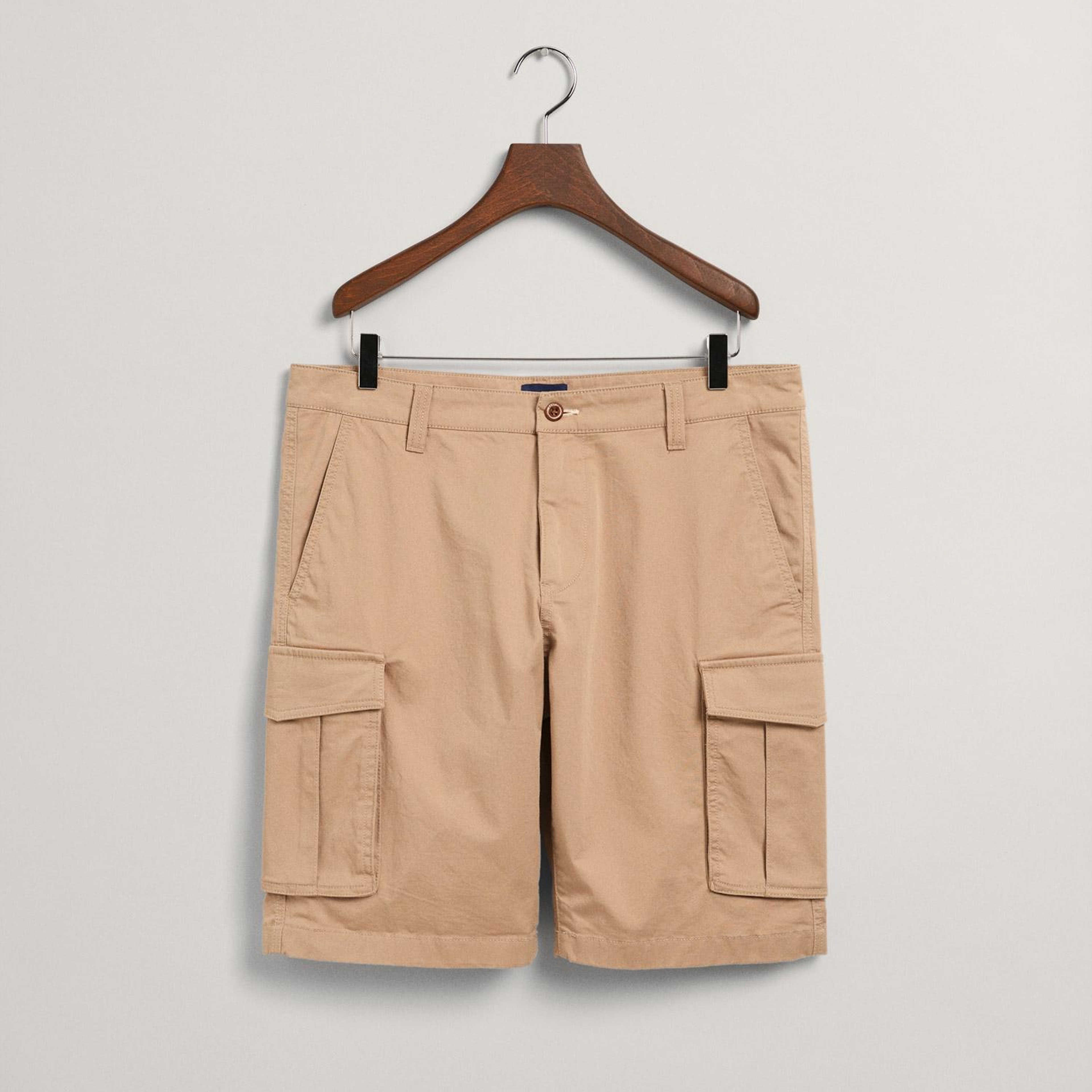 Gant Erkek Bej Relaxed Fit Kargo Şort