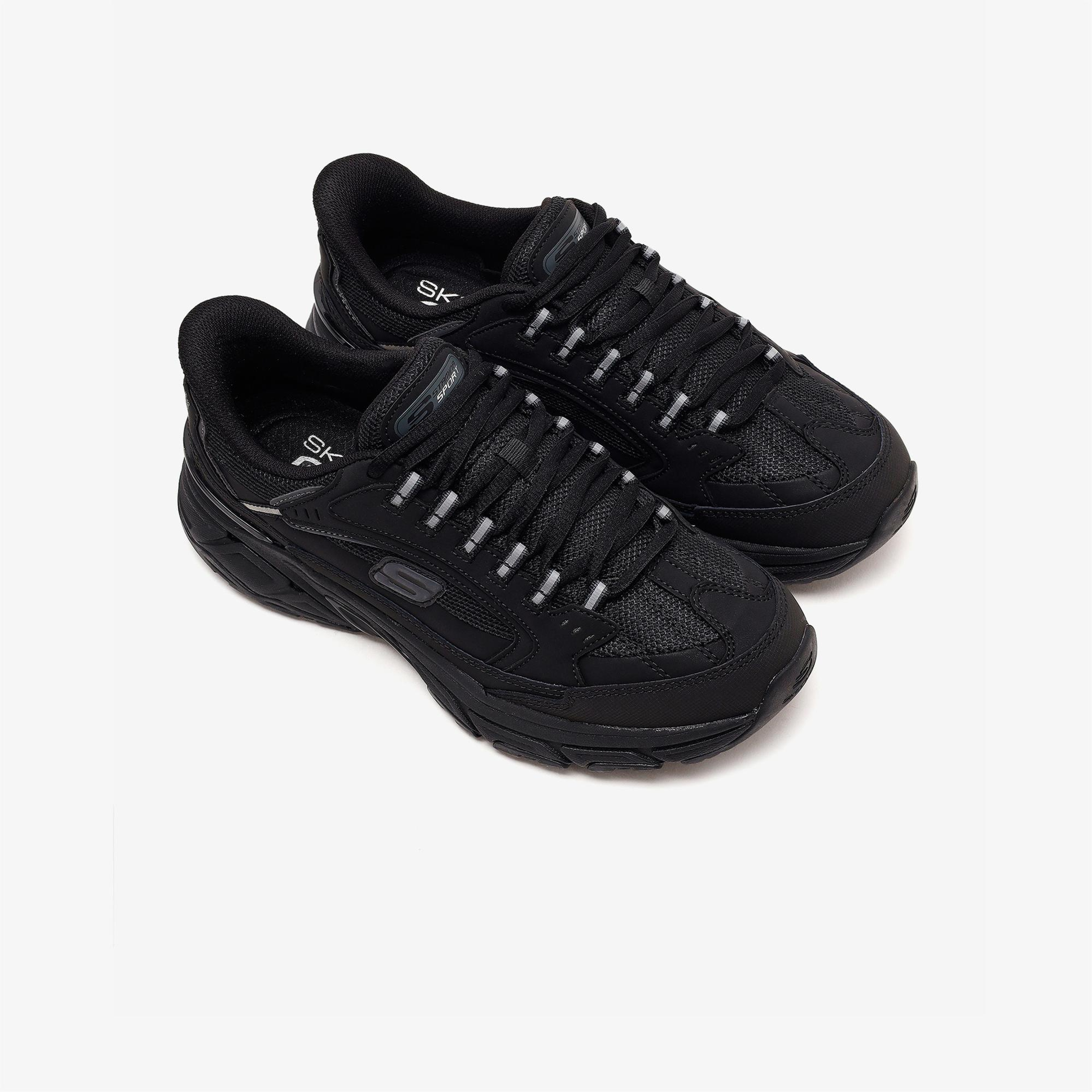 Skechers Stamina Sport Erkek Siyah Sneaker