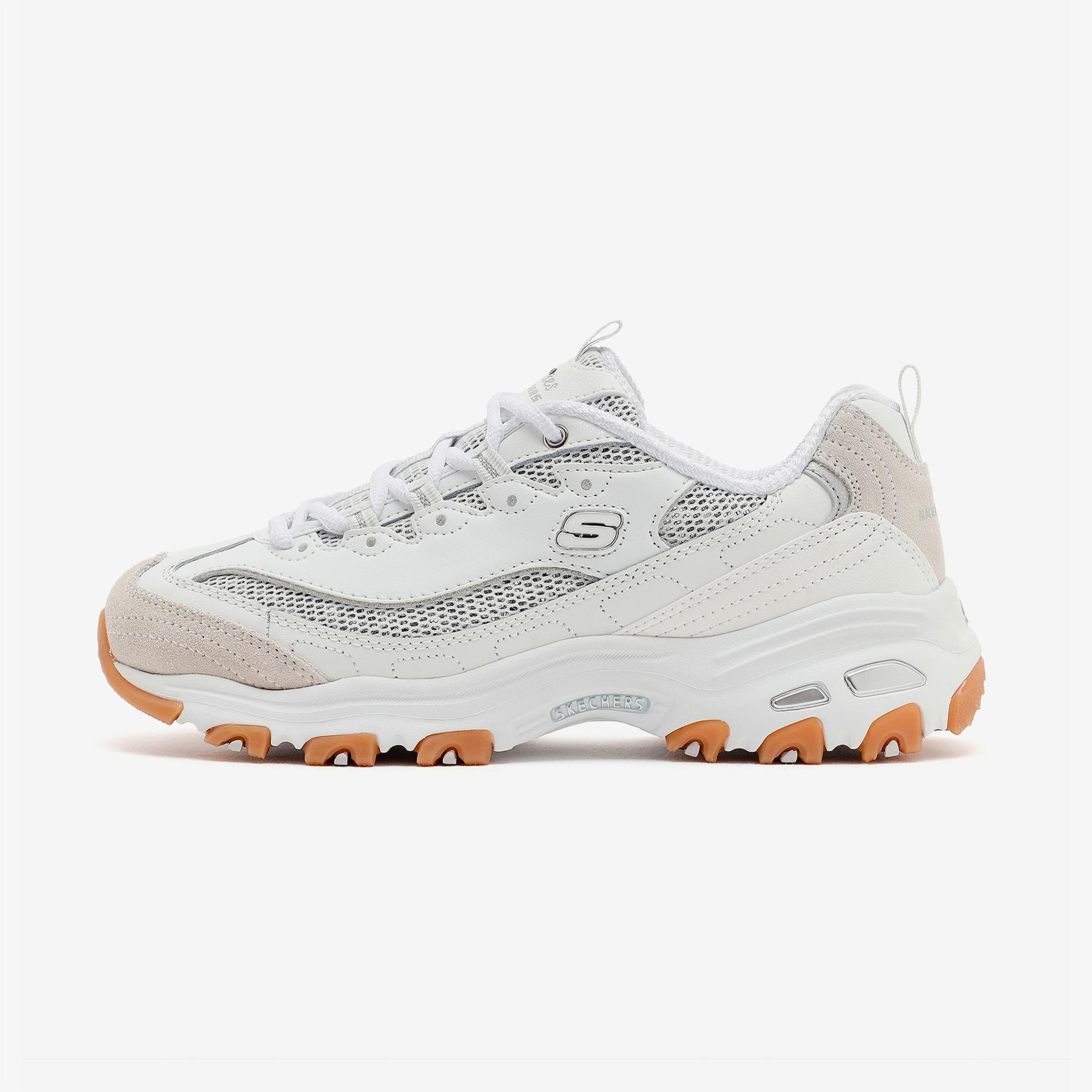 Skechers D'Lites Kadın Beyaz Sneaker
