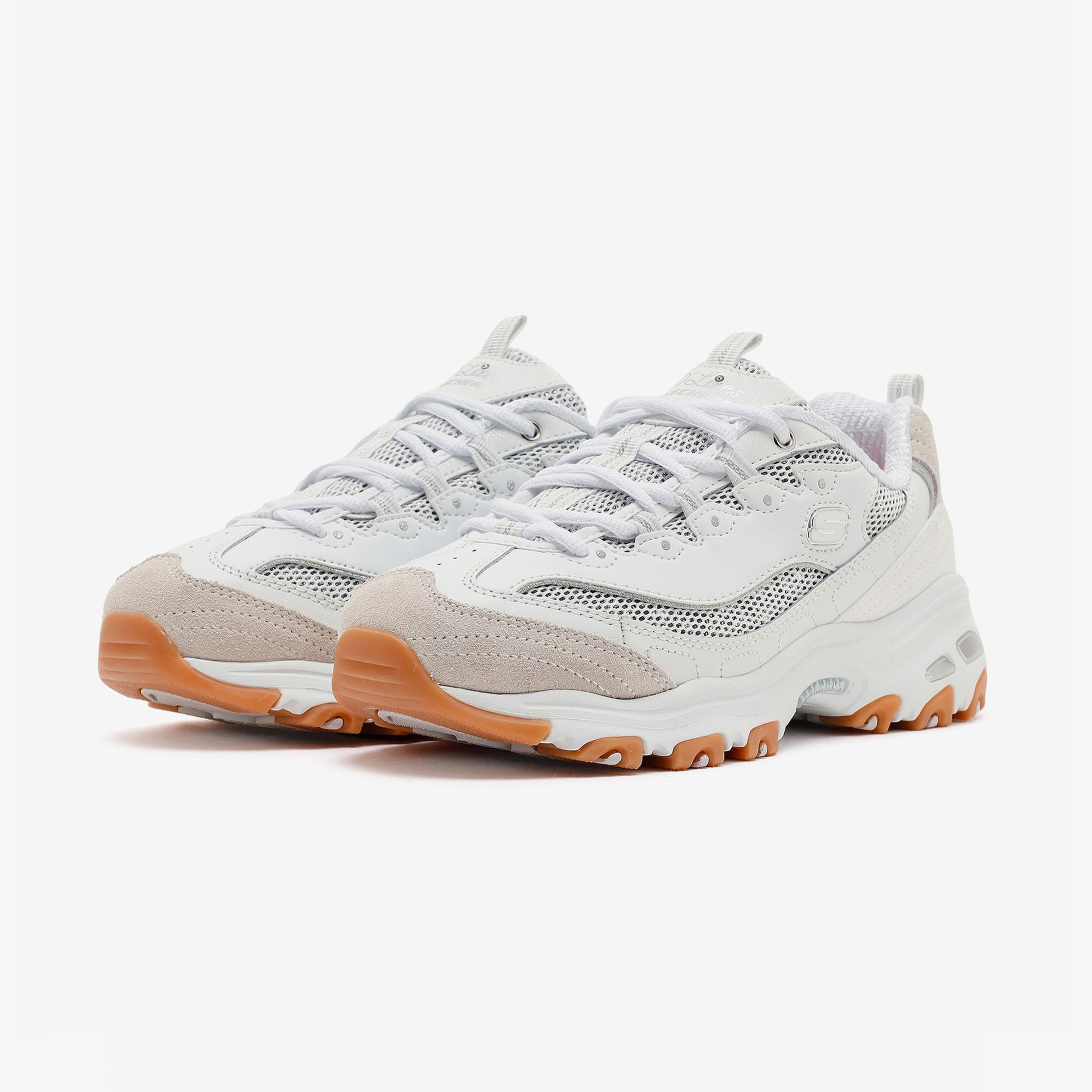 Skechers D'Lites Kadın Beyaz Sneaker