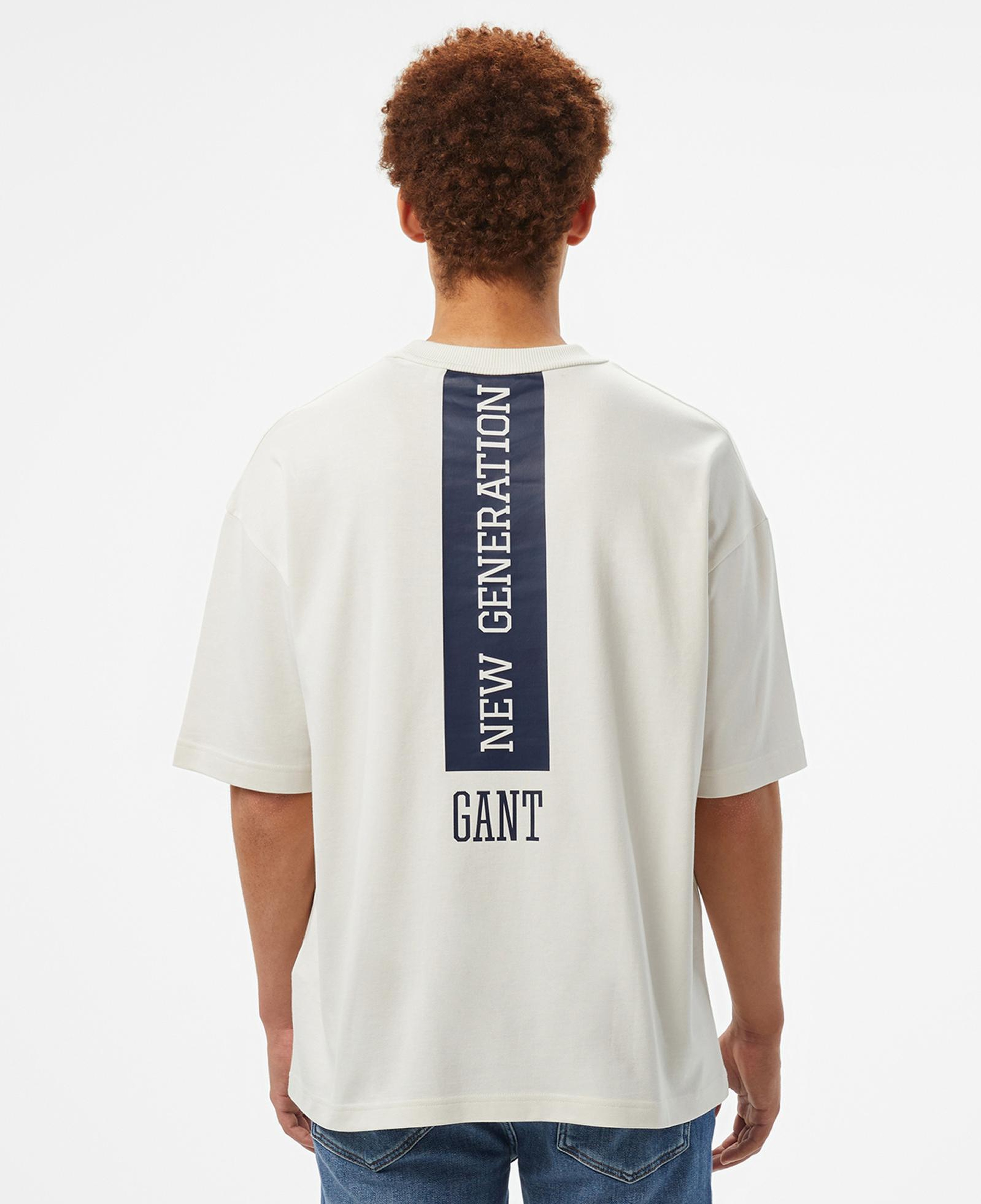 GANT Erkek Beyaz T-Shirt