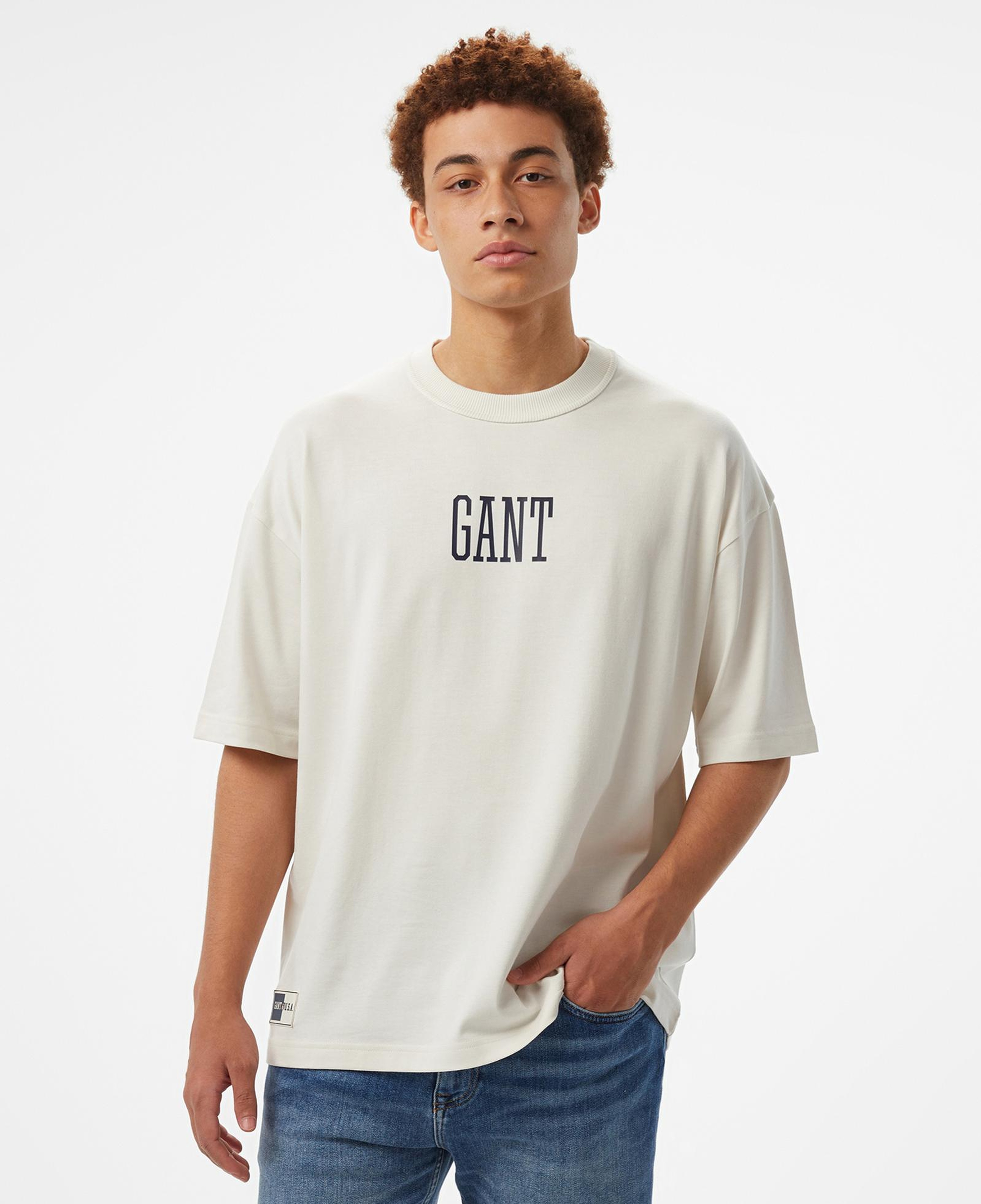 GANT Erkek Beyaz T-Shirt