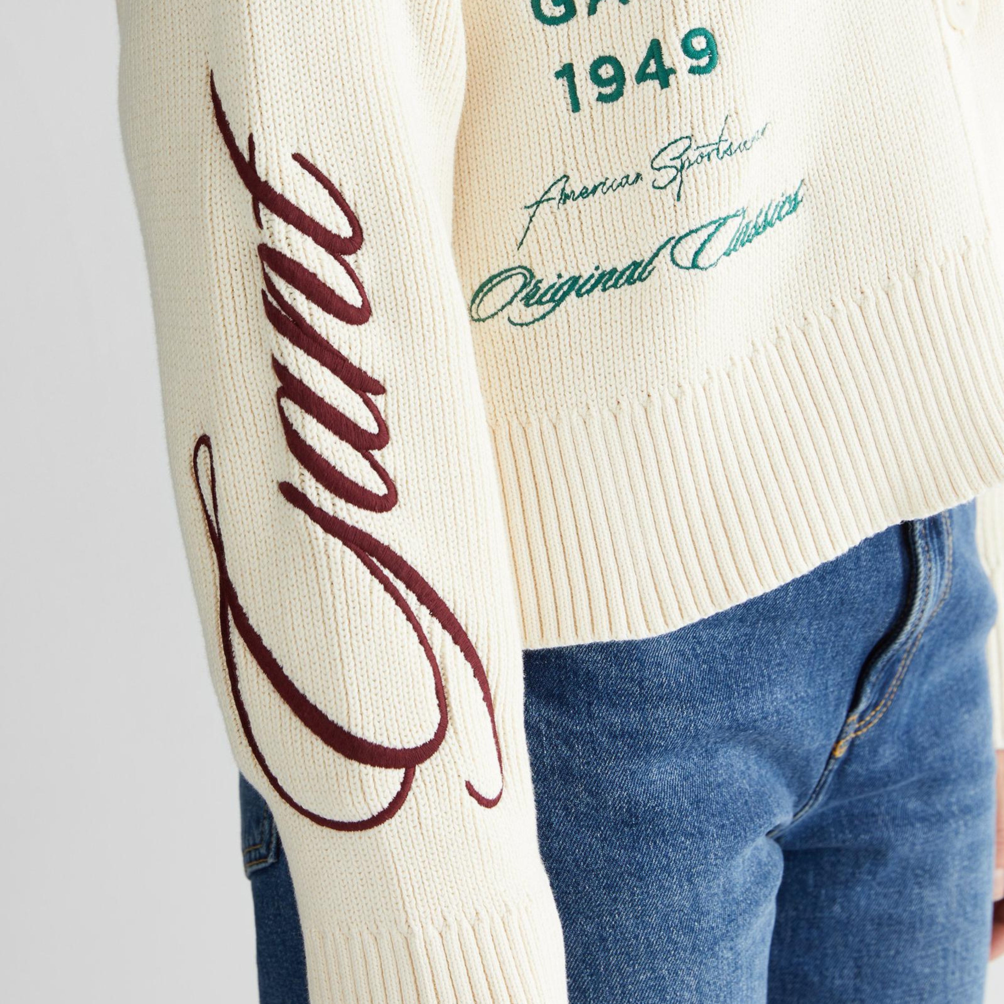 Gant embroidery college graphic tricot