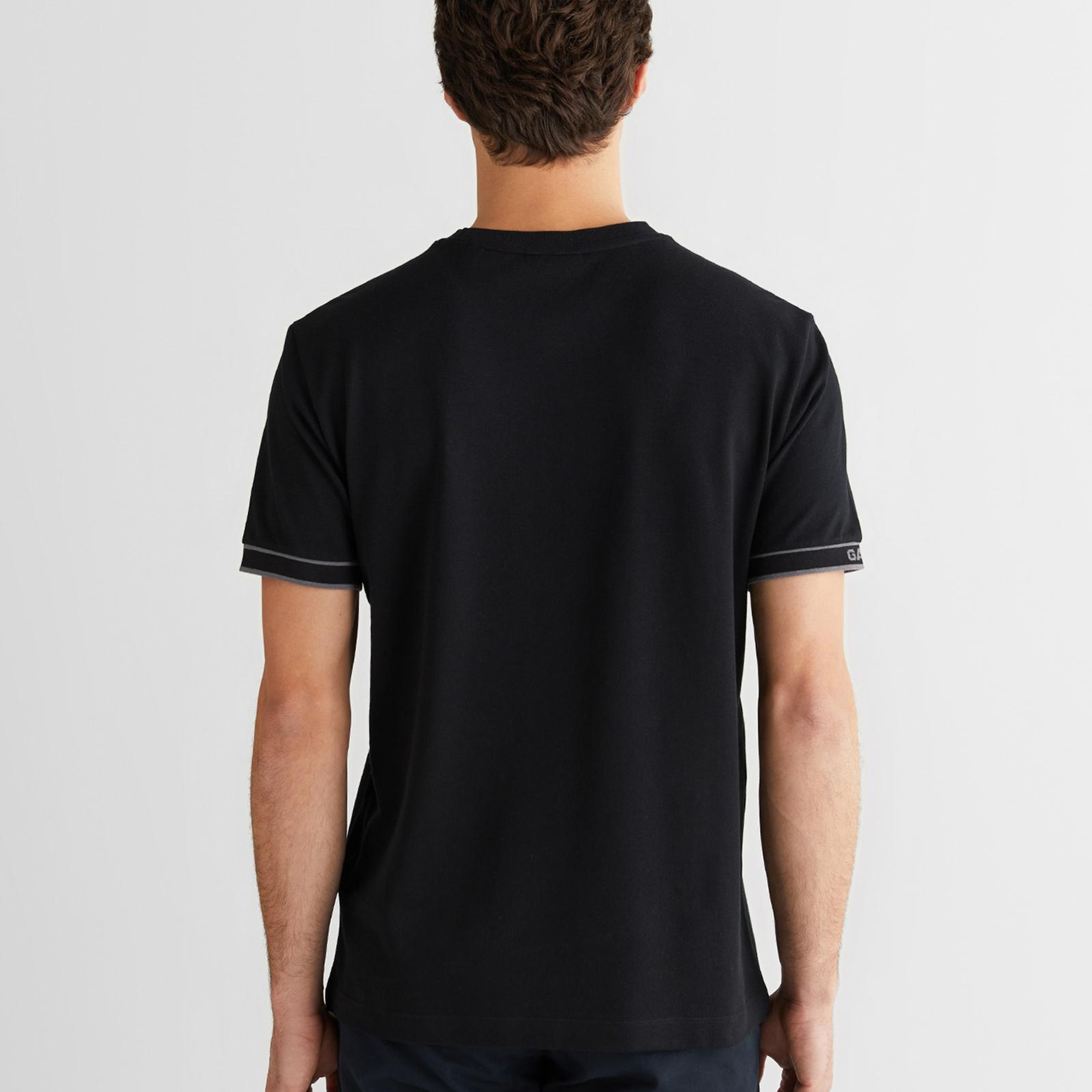 GANT Erkek Siyah T-Shirt