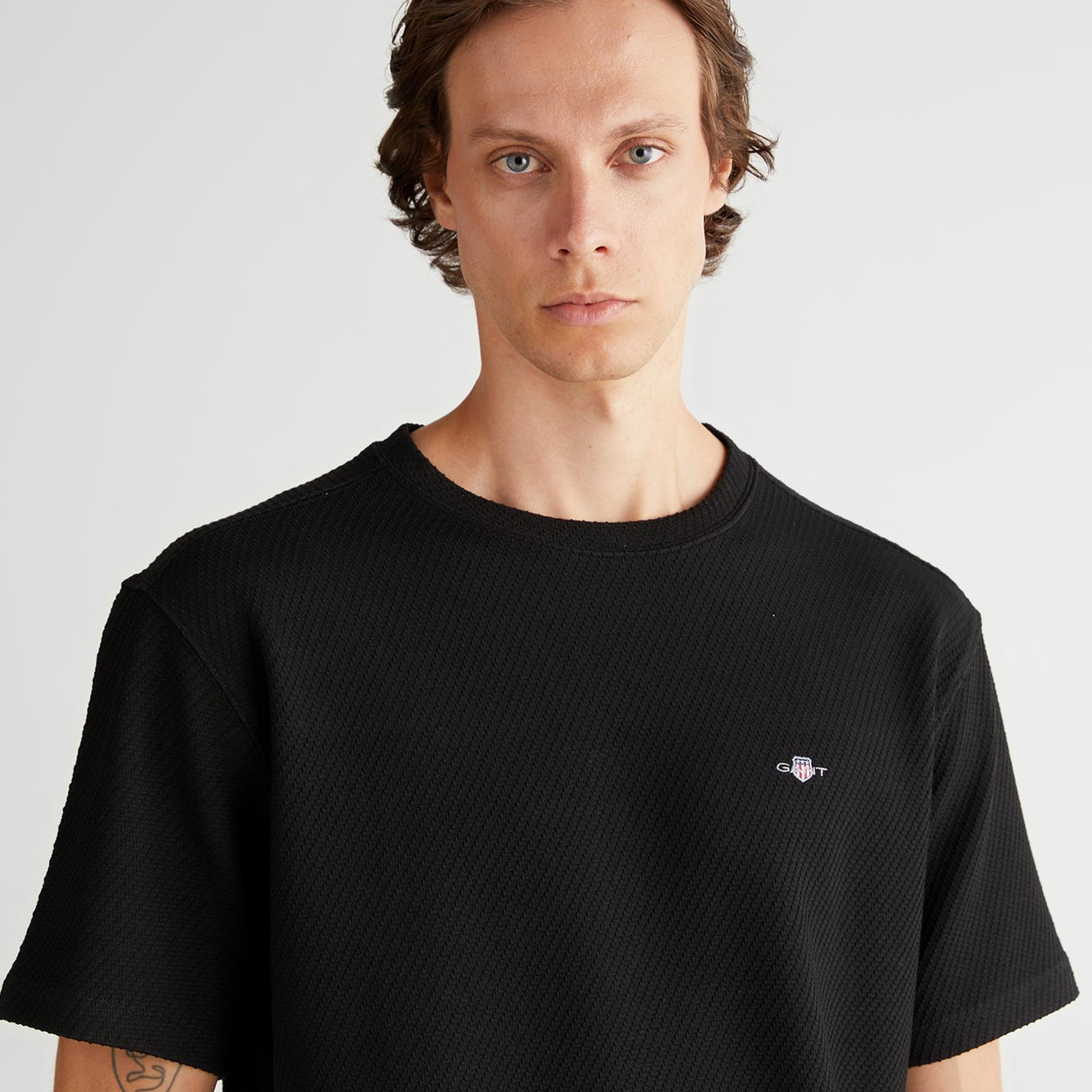 GANT Erkek Siyah T-Shirt