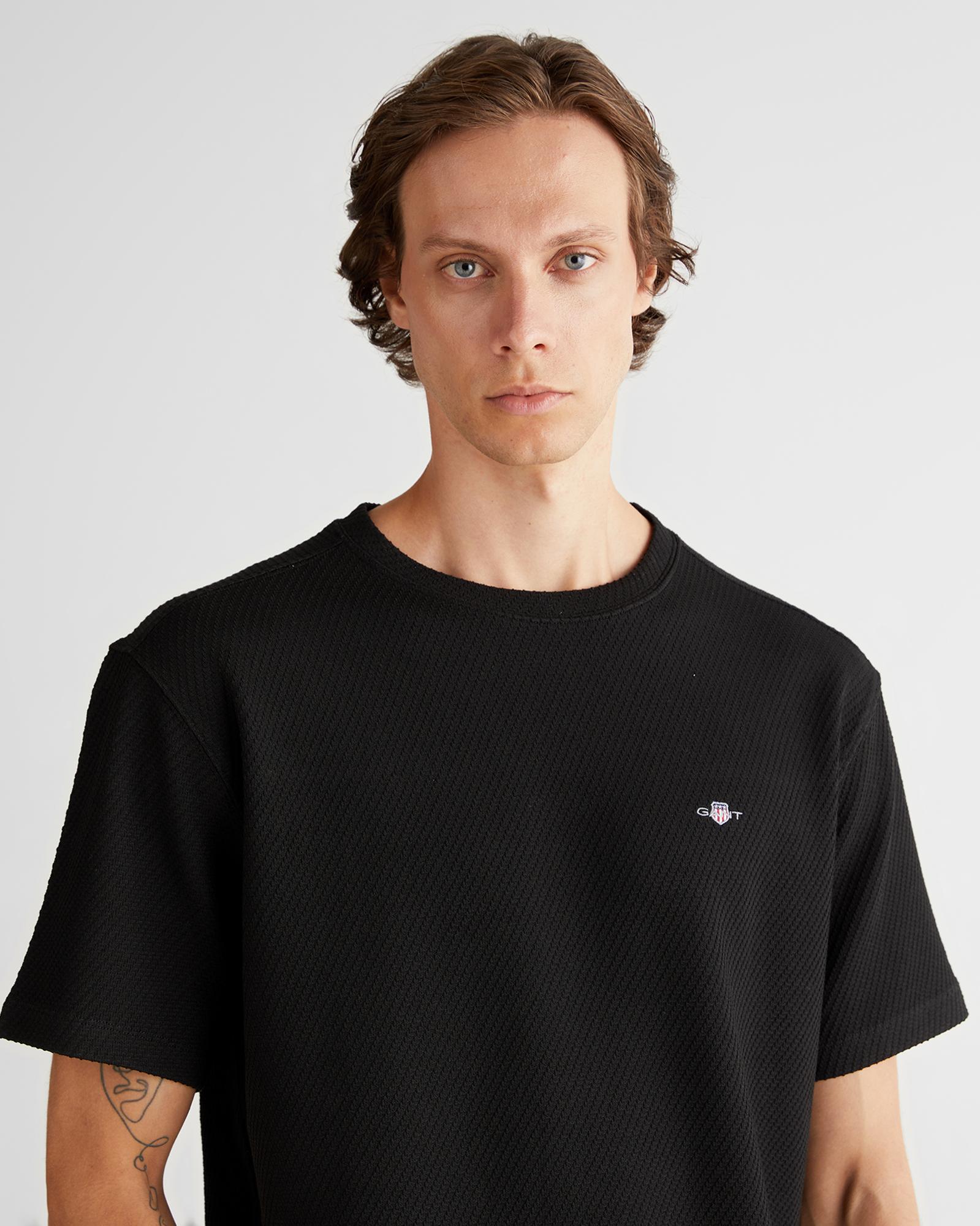 GANT Erkek Siyah T-Shirt