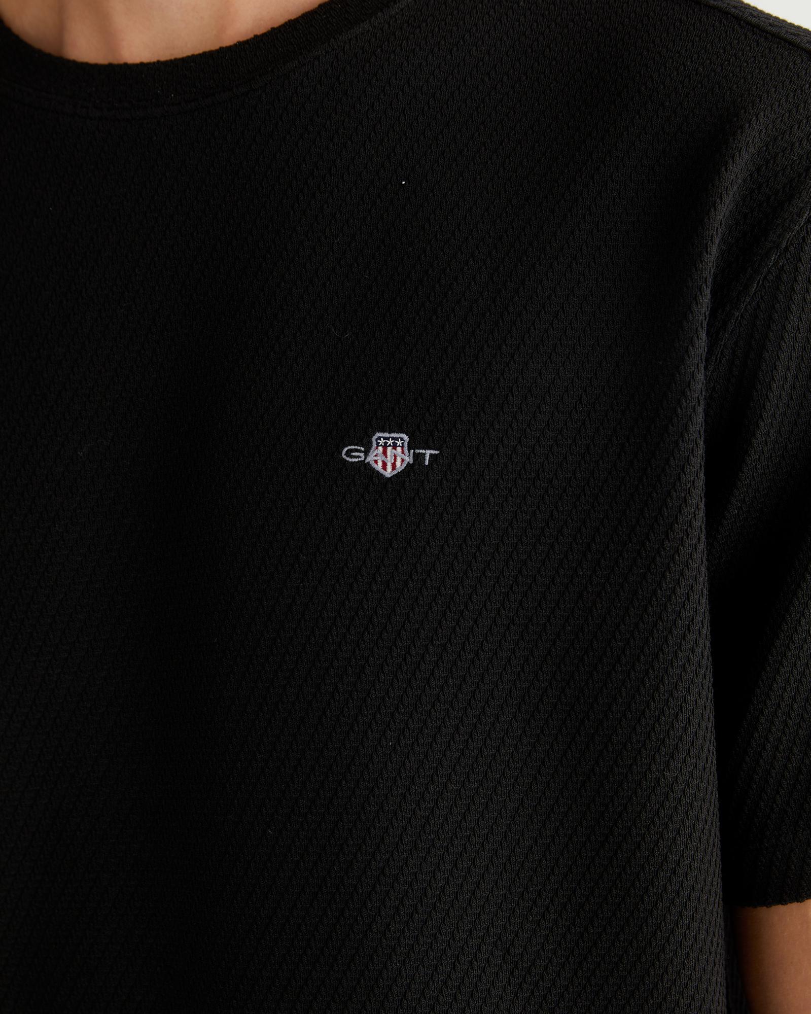 GANT Erkek Siyah T-Shirt