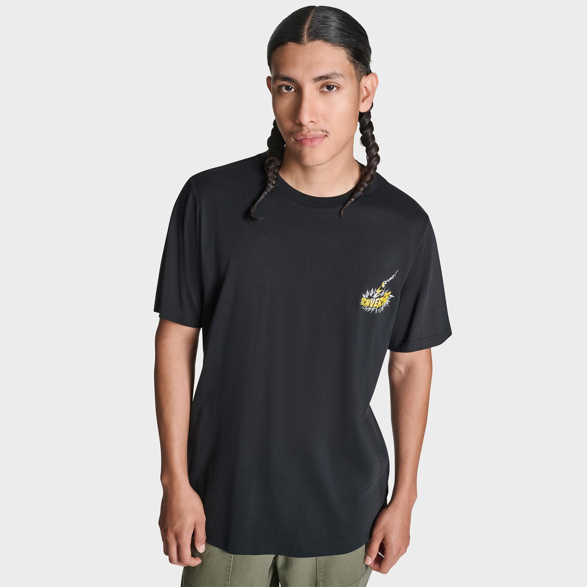 Converse Erkek Siyah T-Shirt