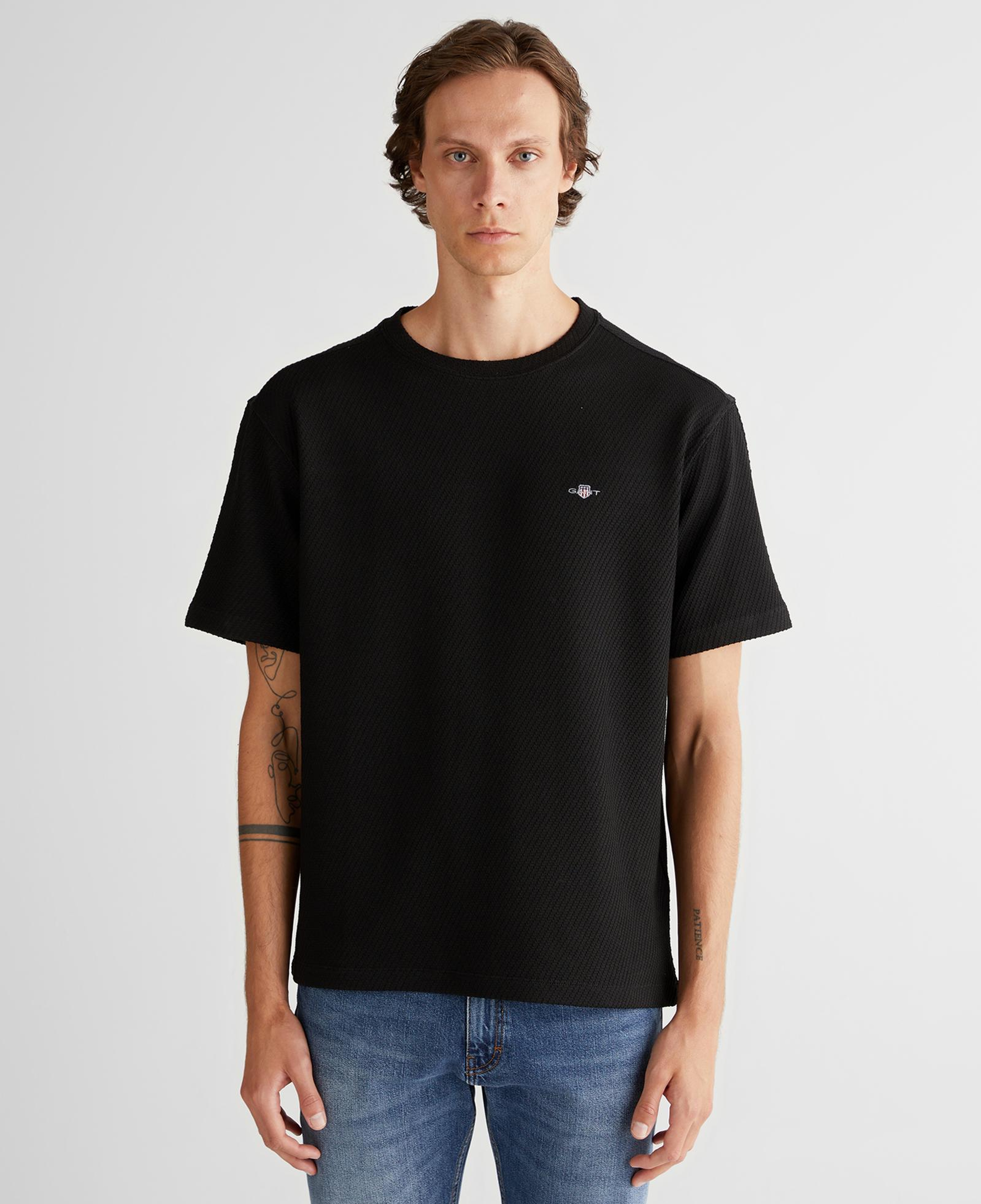 GANT Erkek Siyah T-Shirt