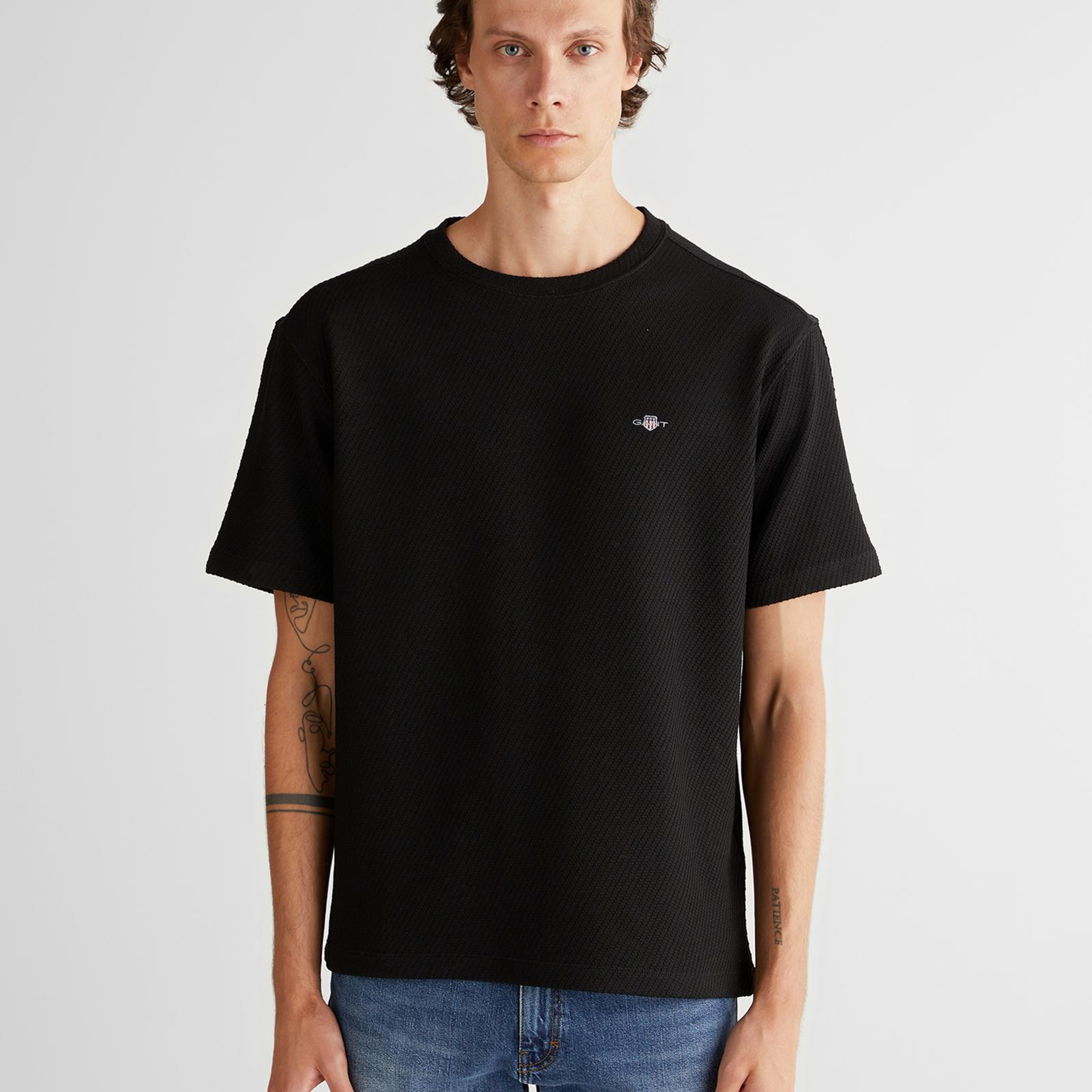 GANT Erkek Siyah T-Shirt