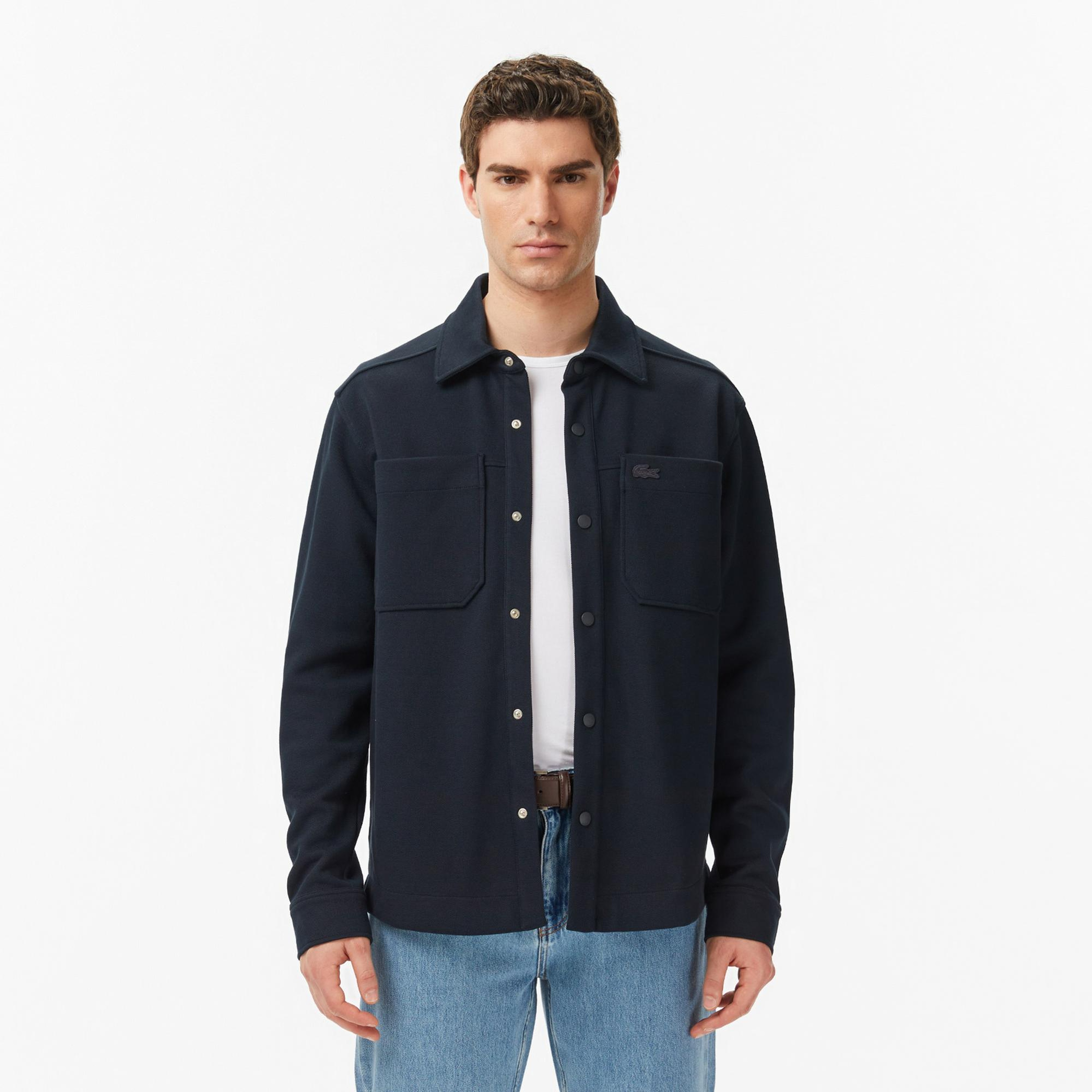 Lacoste Erkek Regular Fit Lacivert Gömlek