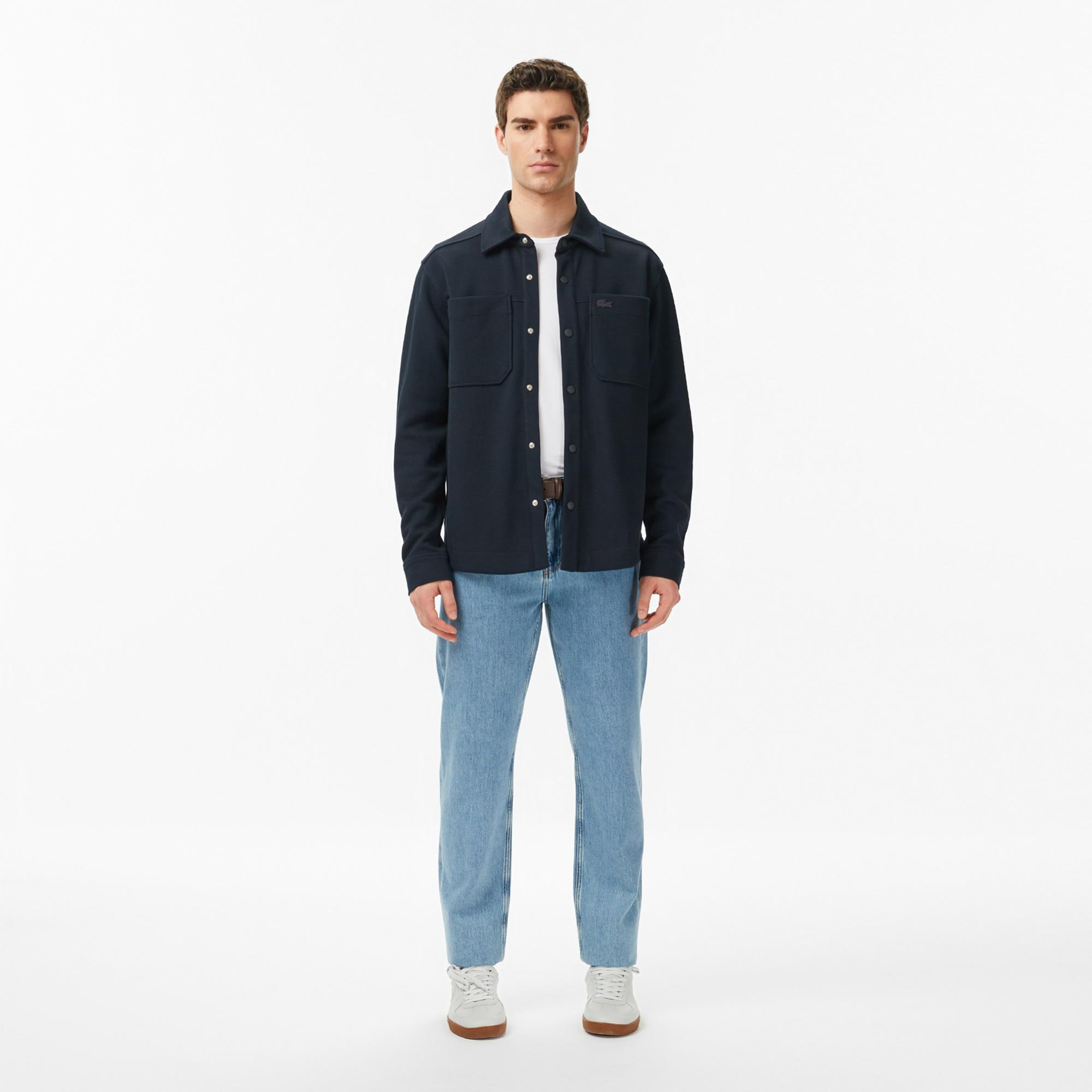 Lacoste Erkek Regular Fit Lacivert Gömlek