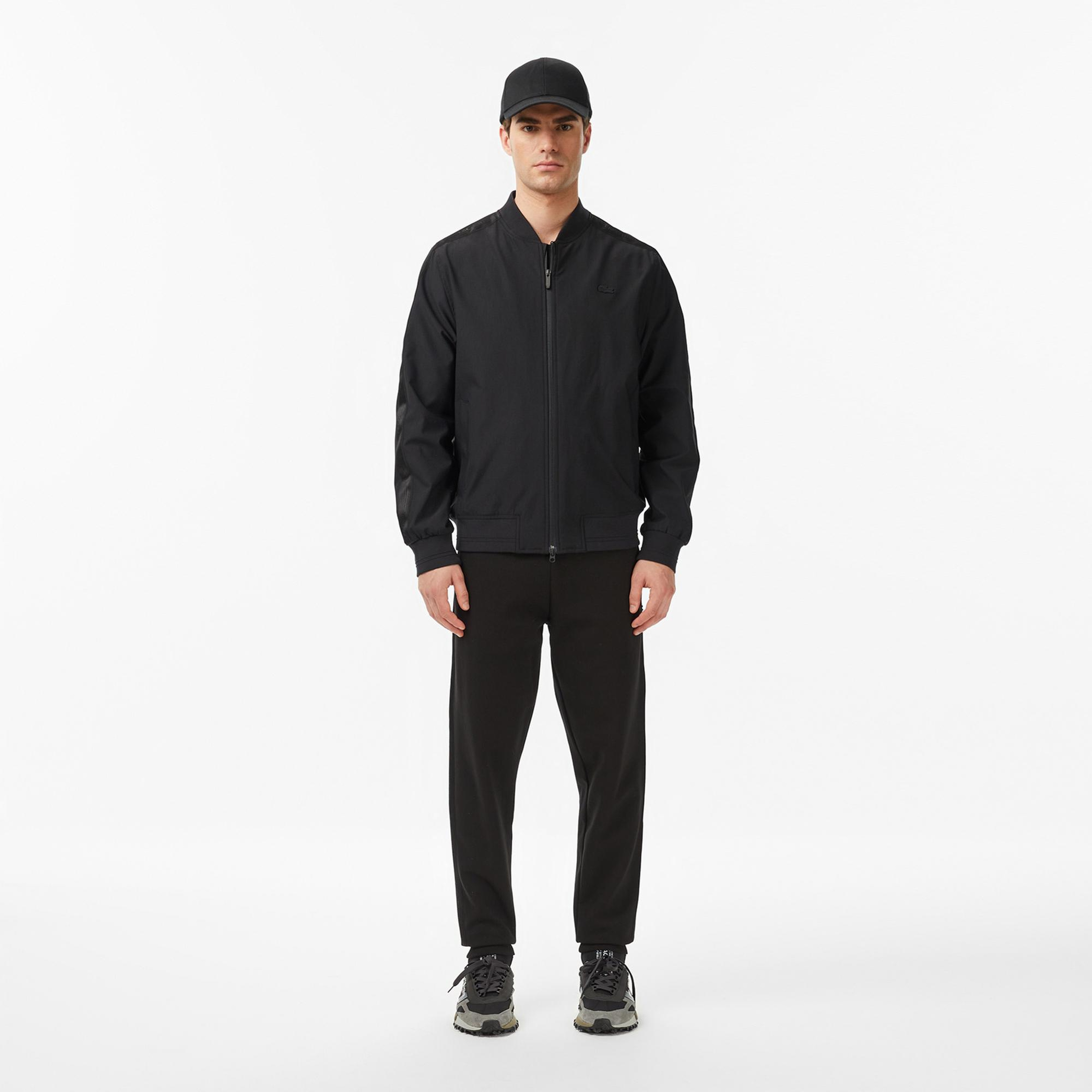 Lacoste Erkek Relaxed Fit Siyah Mont