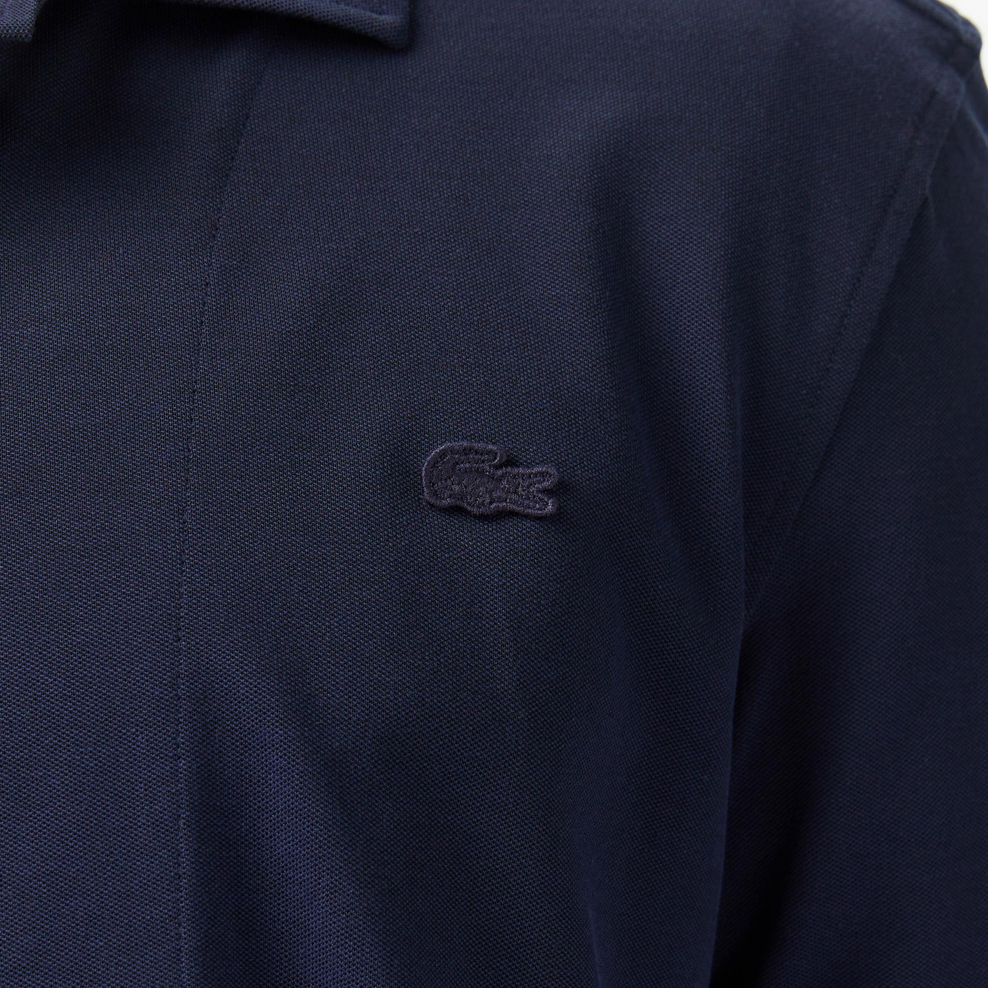 Lacoste Erkek Slim Fit Lacivert Gömlek