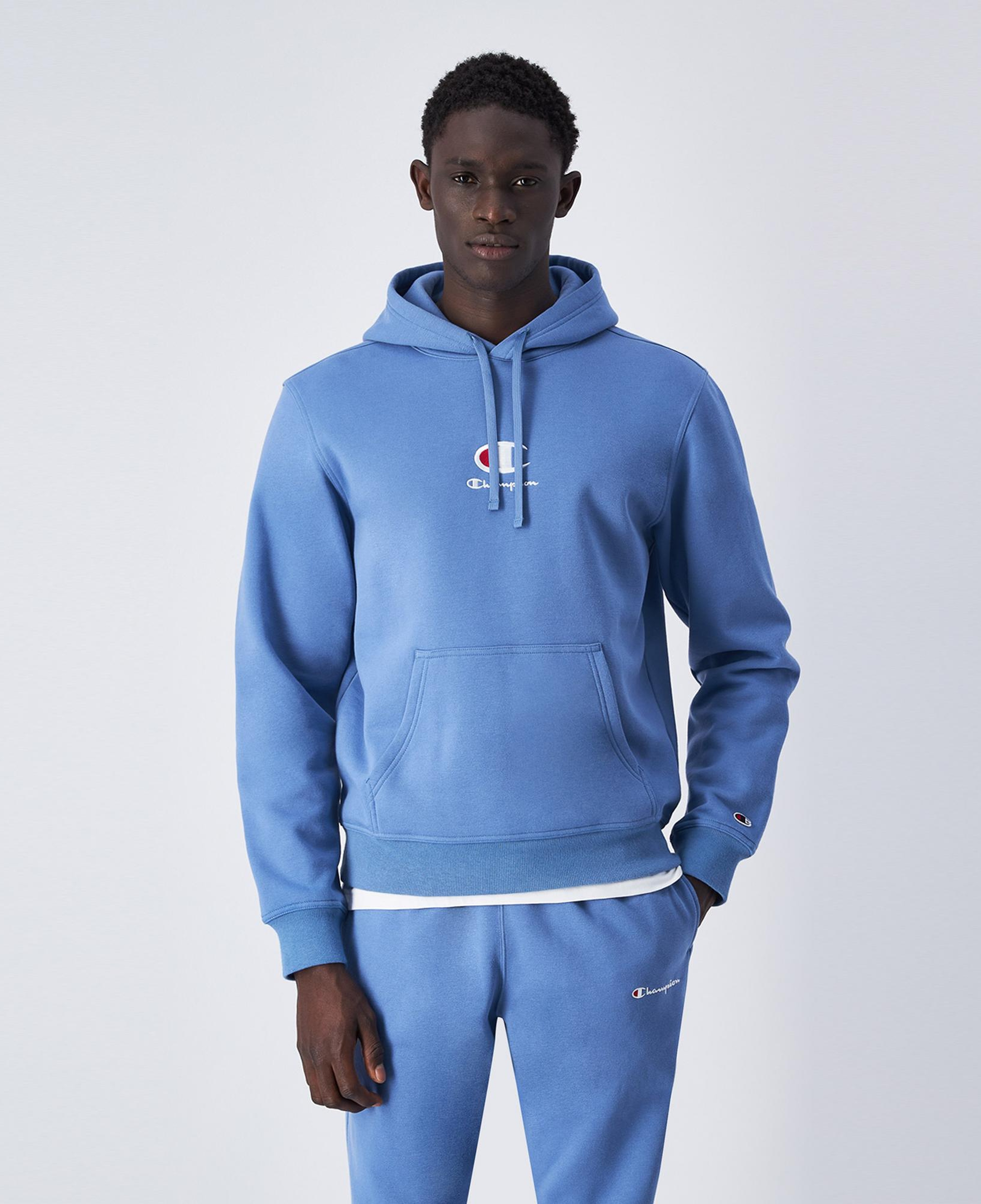 Champion Erkek Mavi Sweatshirt