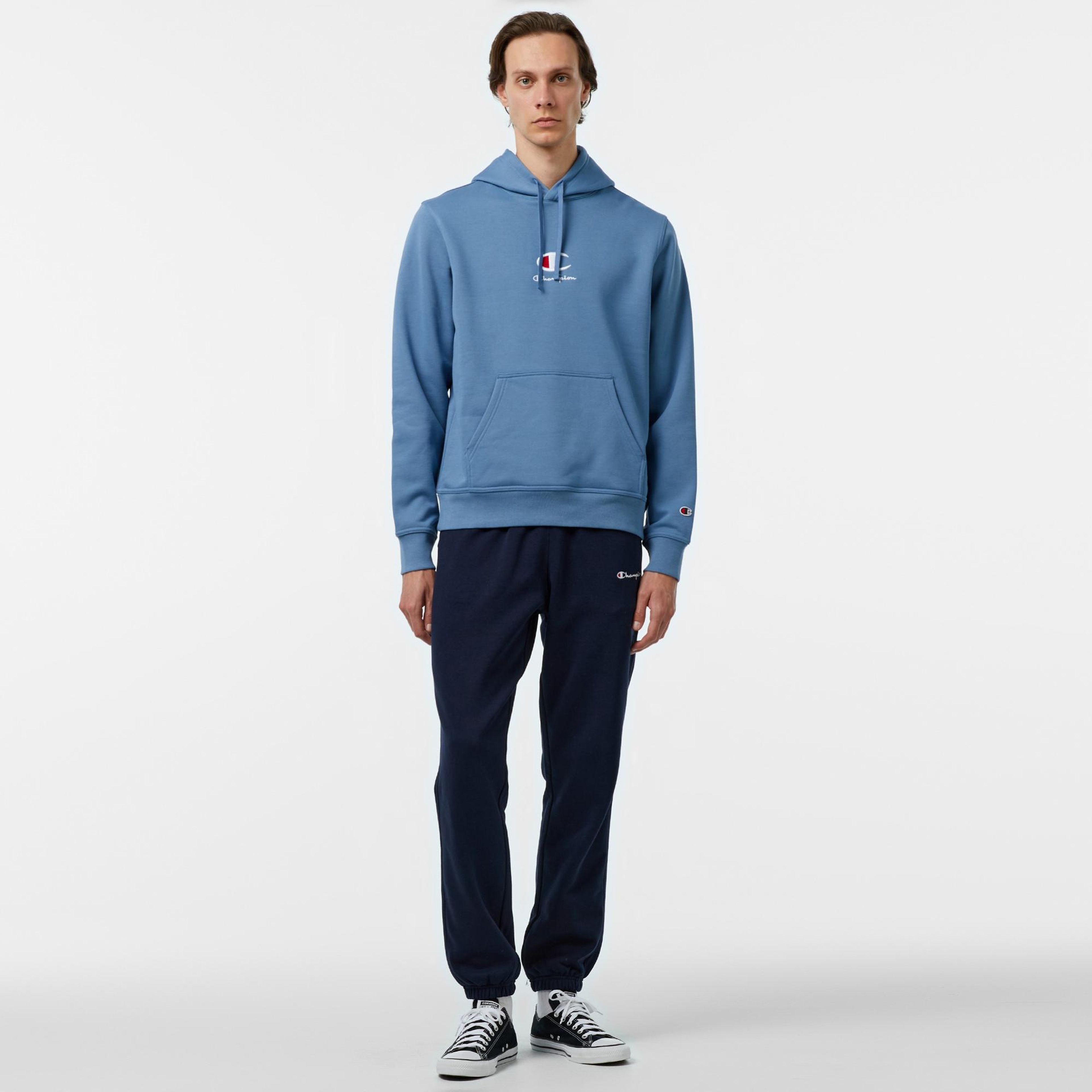 Champion Erkek Mavi Sweatshirt