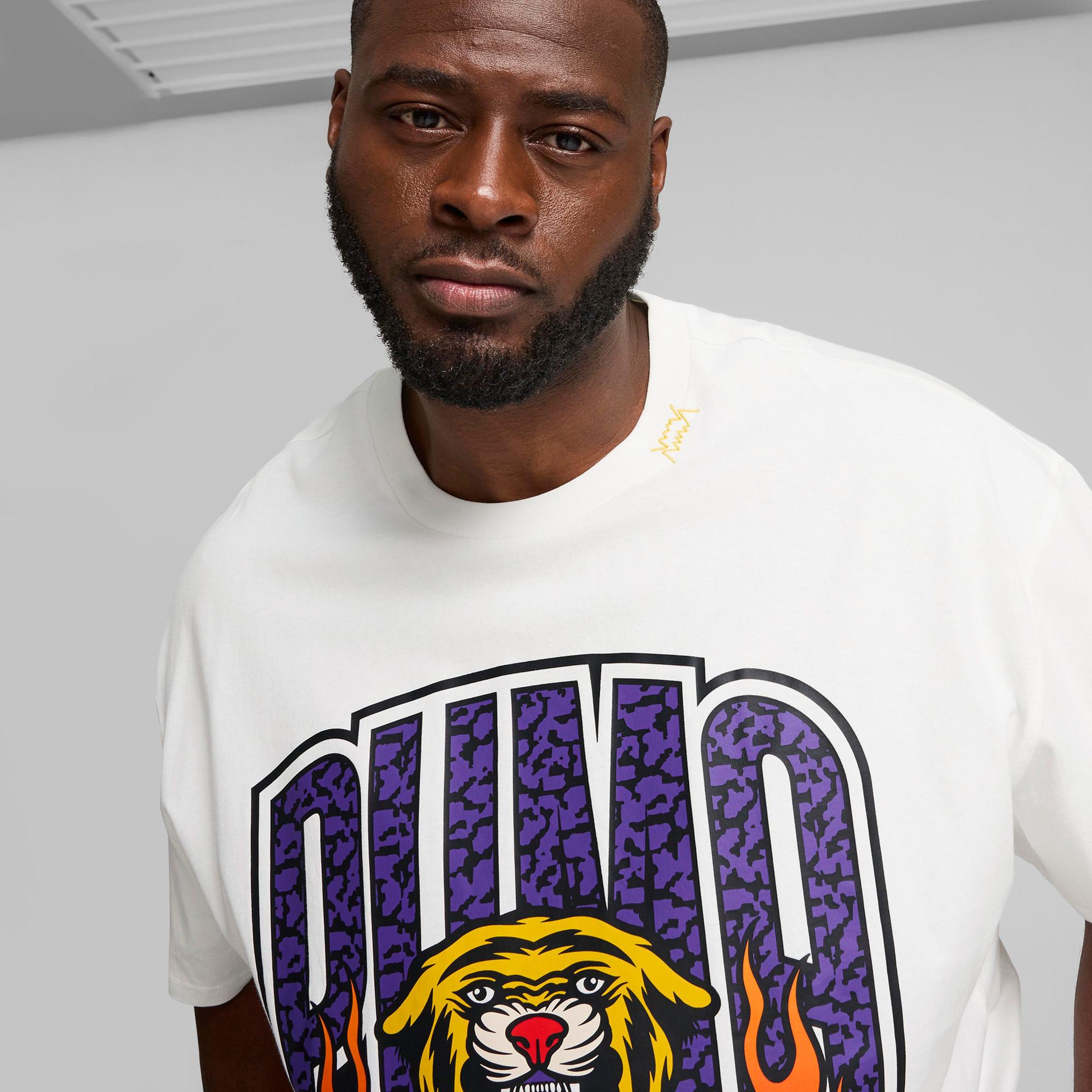 Puma Crowd Craze Erkek Beyaz T-Shirt