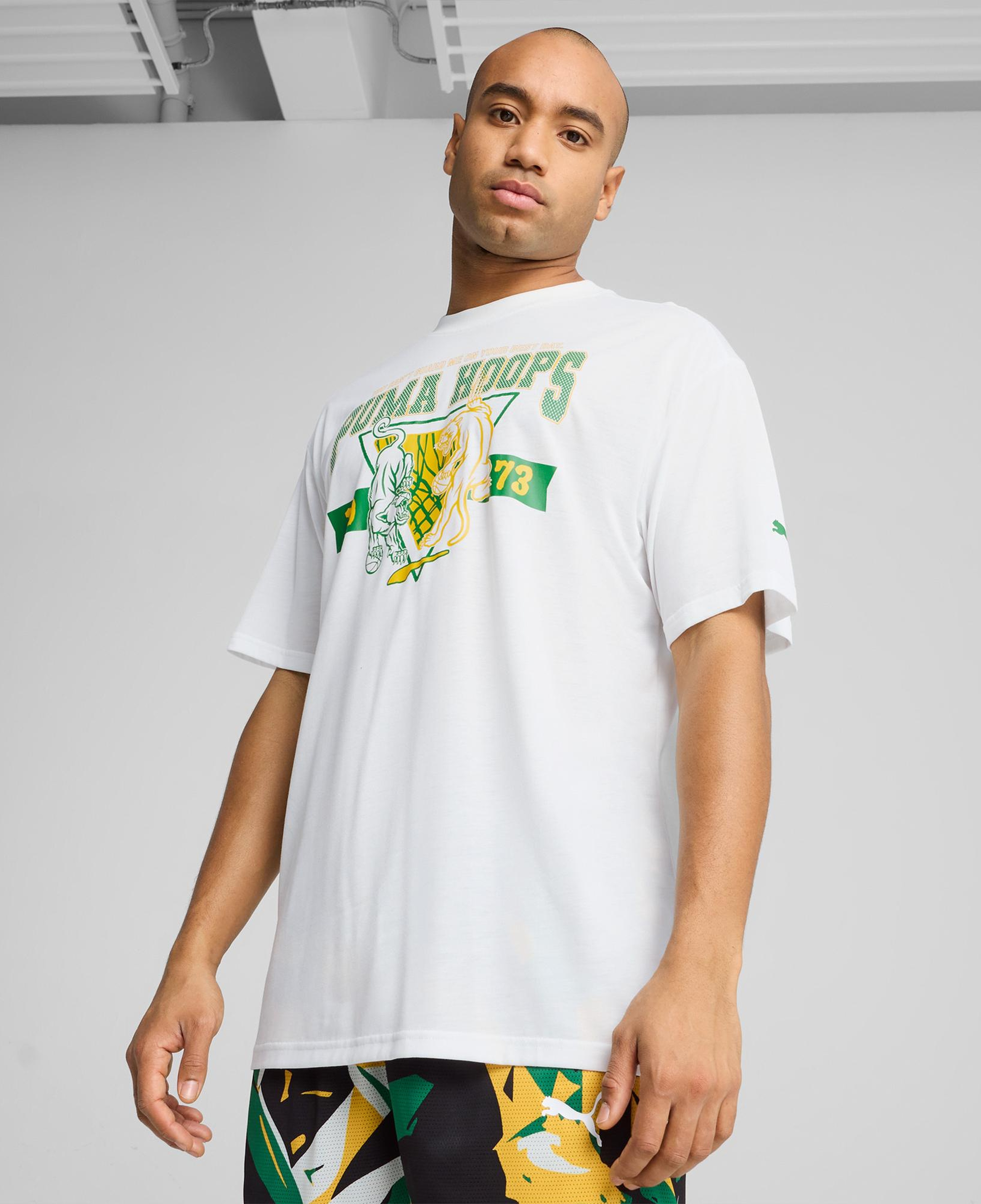 Puma Rival Rage 3 Erkek Beyaz T-Shirt
